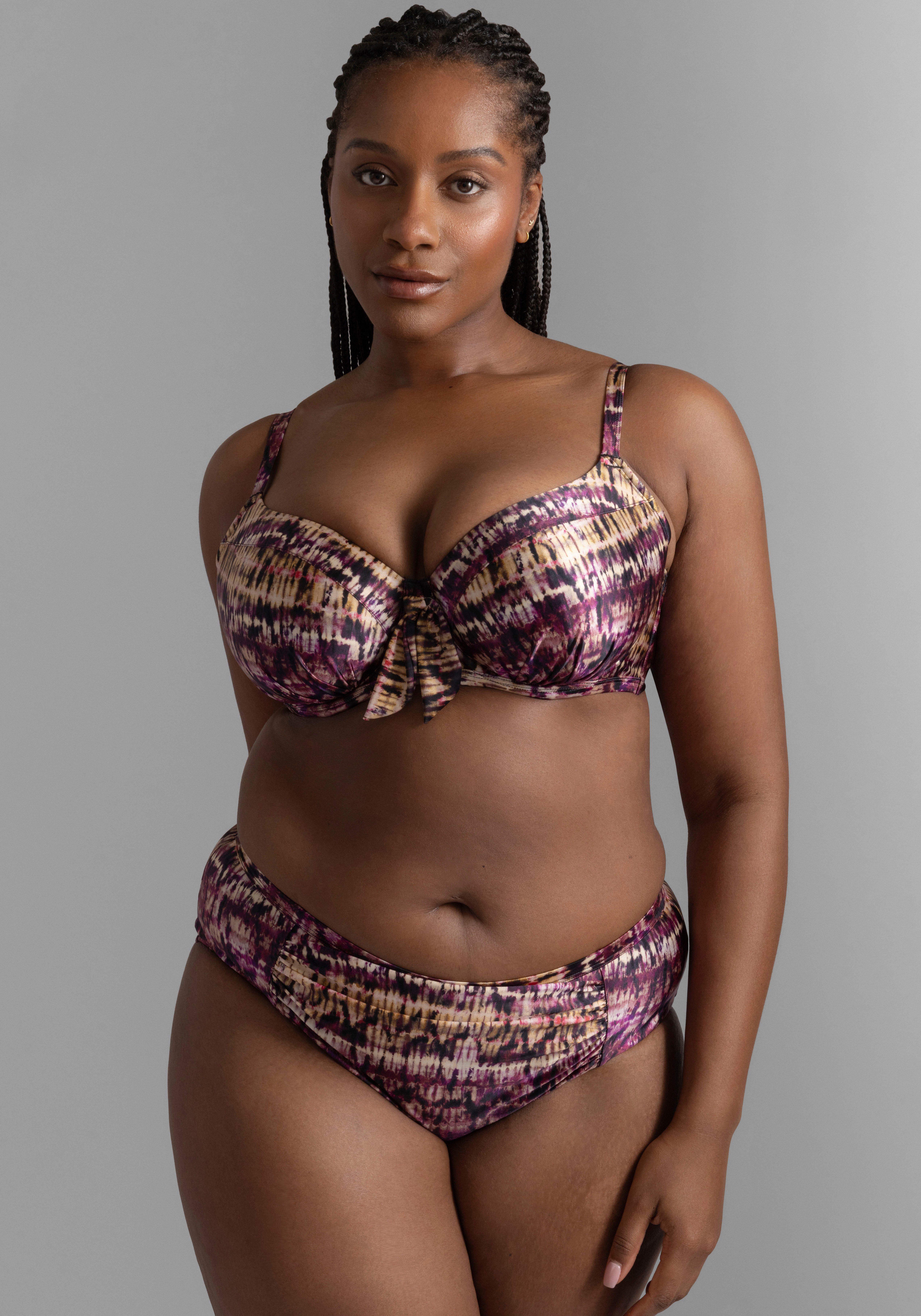 Dorina Bikini-Hose Amnesia (2er Pack) mit Batik-Print