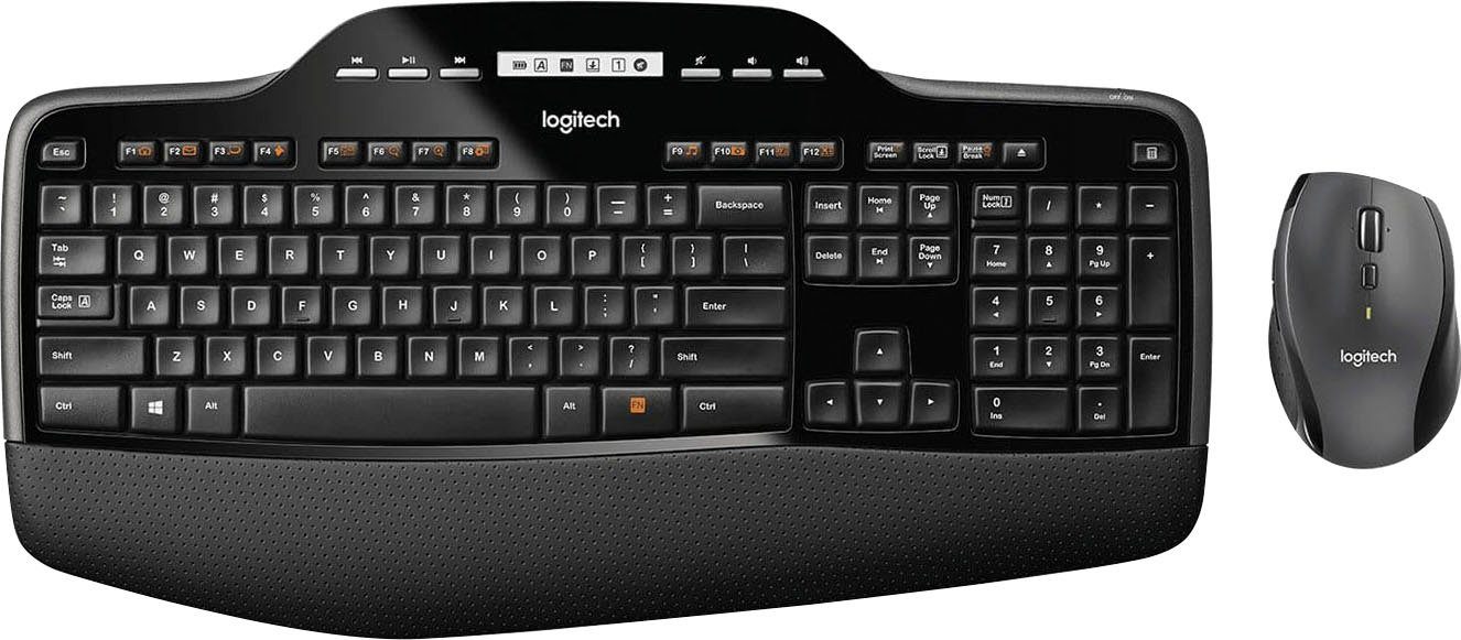 Tastatur- Maus-Set und Logitech MK710