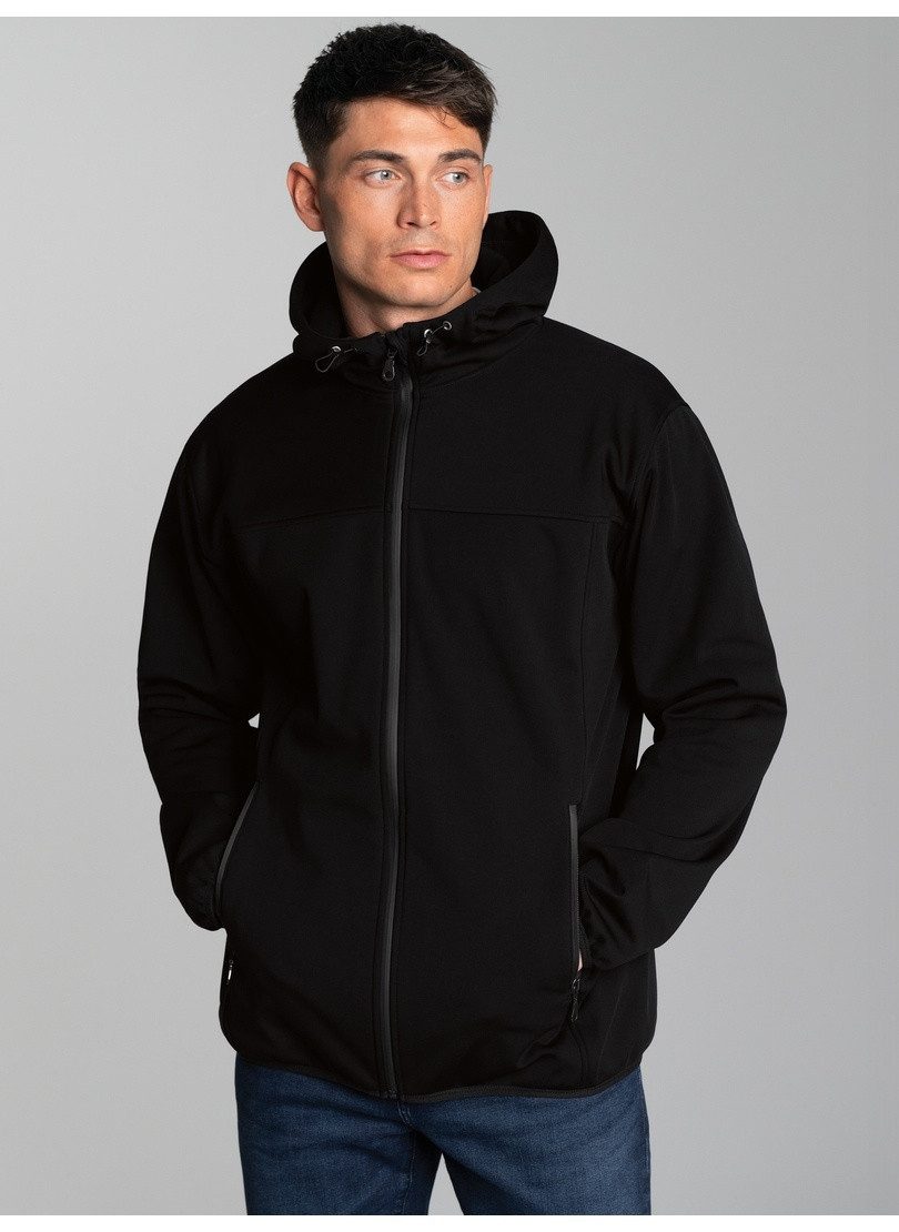 Trigema Softshelljacke TRIGEMA Klassische Softshell–Kapuzenjacke (1-St)