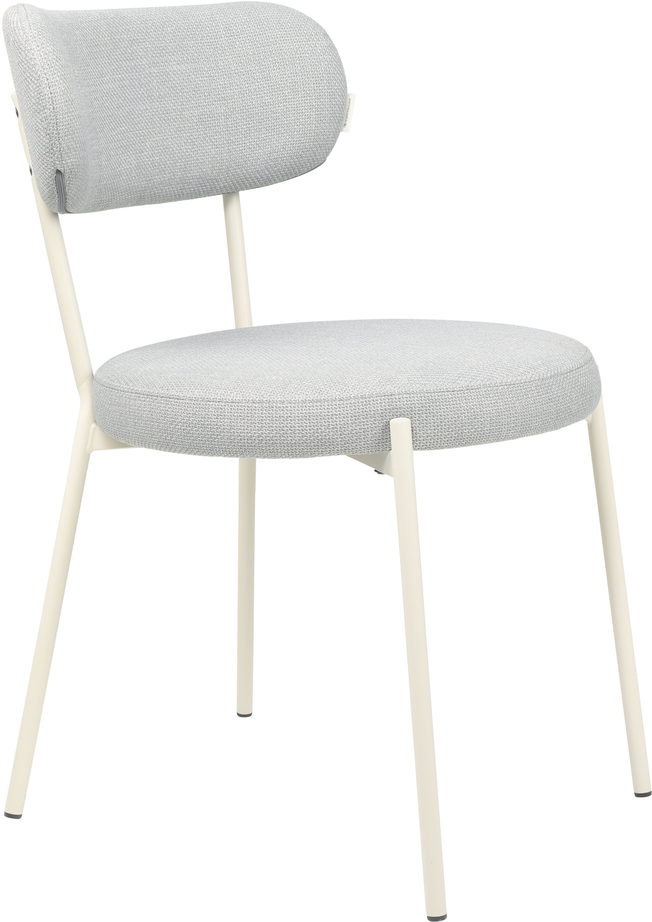 TOM TAILOR HOME 4-Fußstuhl SOFT PAD CHAIR (Set, 2 St), Esszimmerstuhl, 4-Fußgestell, mit Rückenausschnitt