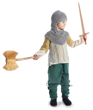 HEMAD Ritter-Kostüm Anfortas, Mittelalterliches Hemd für Kinder