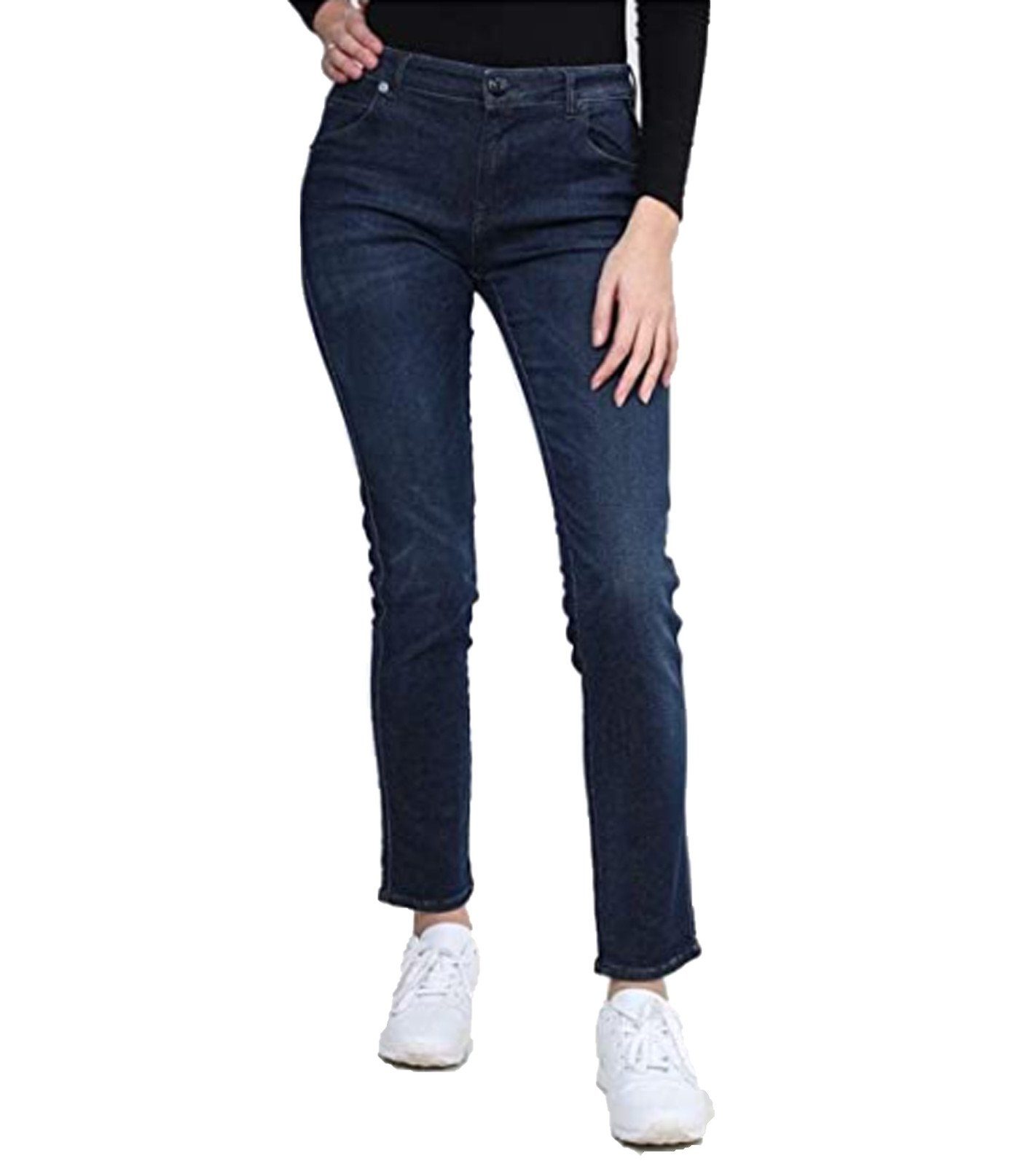 Replay Regular-fit-Jeans »REPLAY Rose Slim Fit Jeans komfortable Damen  Denim-Hose Freizeit-Hose Dunkelblau« online kaufen | OTTO