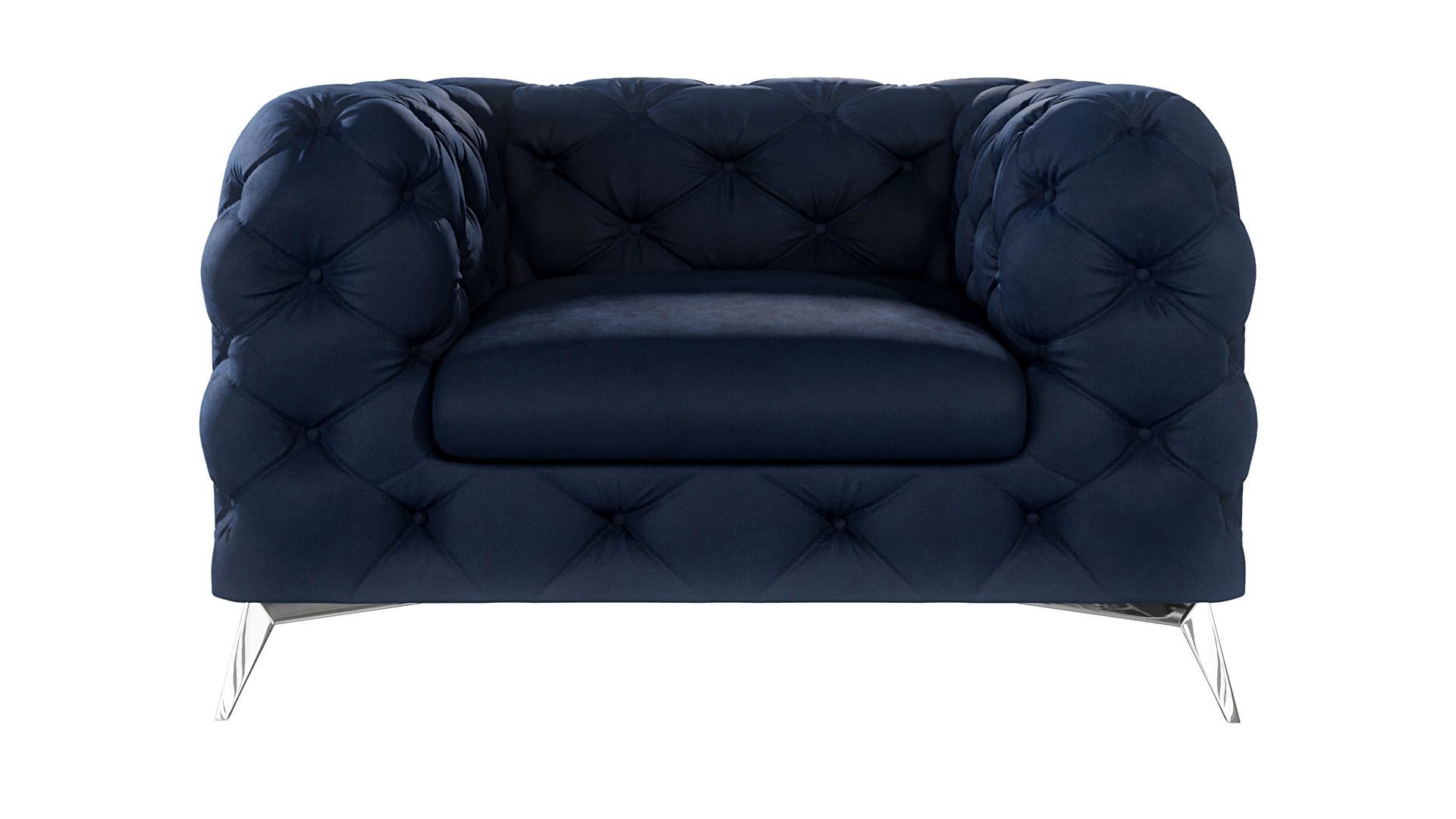 S-Style Möbel Chesterfield-Sessel Kalina mit silbernen günstig online kaufen