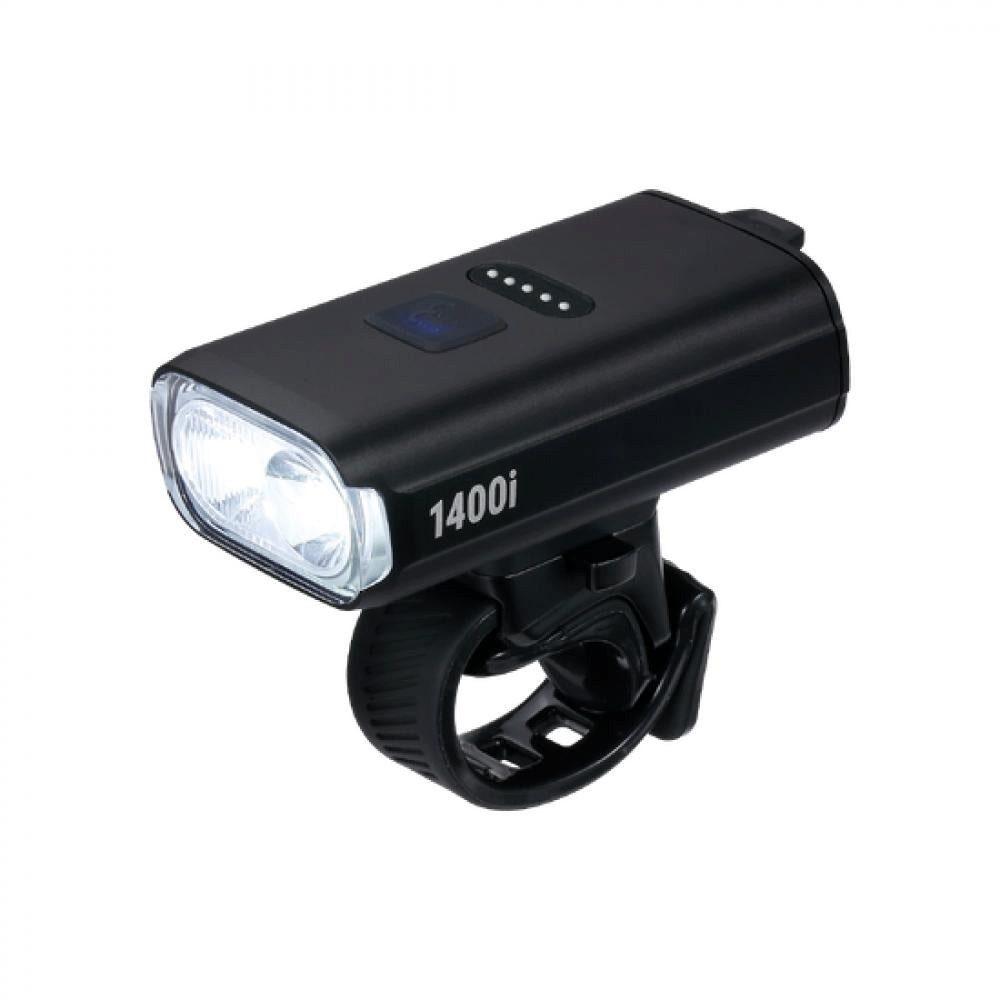 BBB Fahrradbeleuchtung BBB StrikeDuo 1400i Frontlicht - 1400 lm Dual-LED, 4000 mAh Akku, USB-