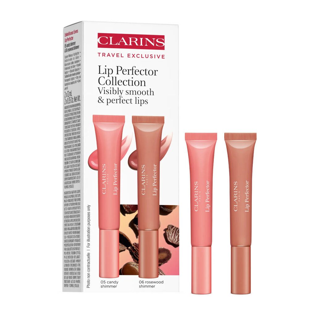 Clarins Lipgloss Lip Perfector Lipgloss-Set 2 x 12 ml