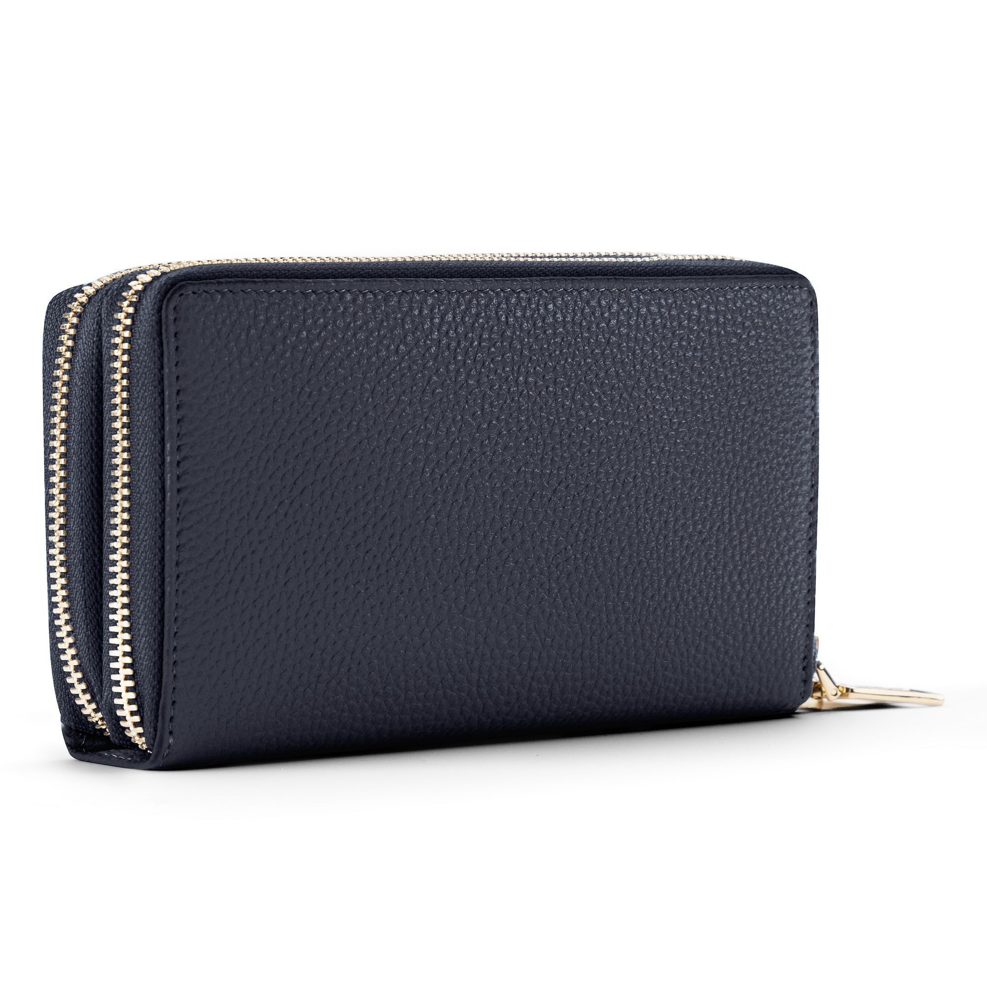 Lazarotti Geldbörse Bologna Leather XL Double Zip-Around Geldbörse RFID Leder 20 cm – Bild 2 von 5