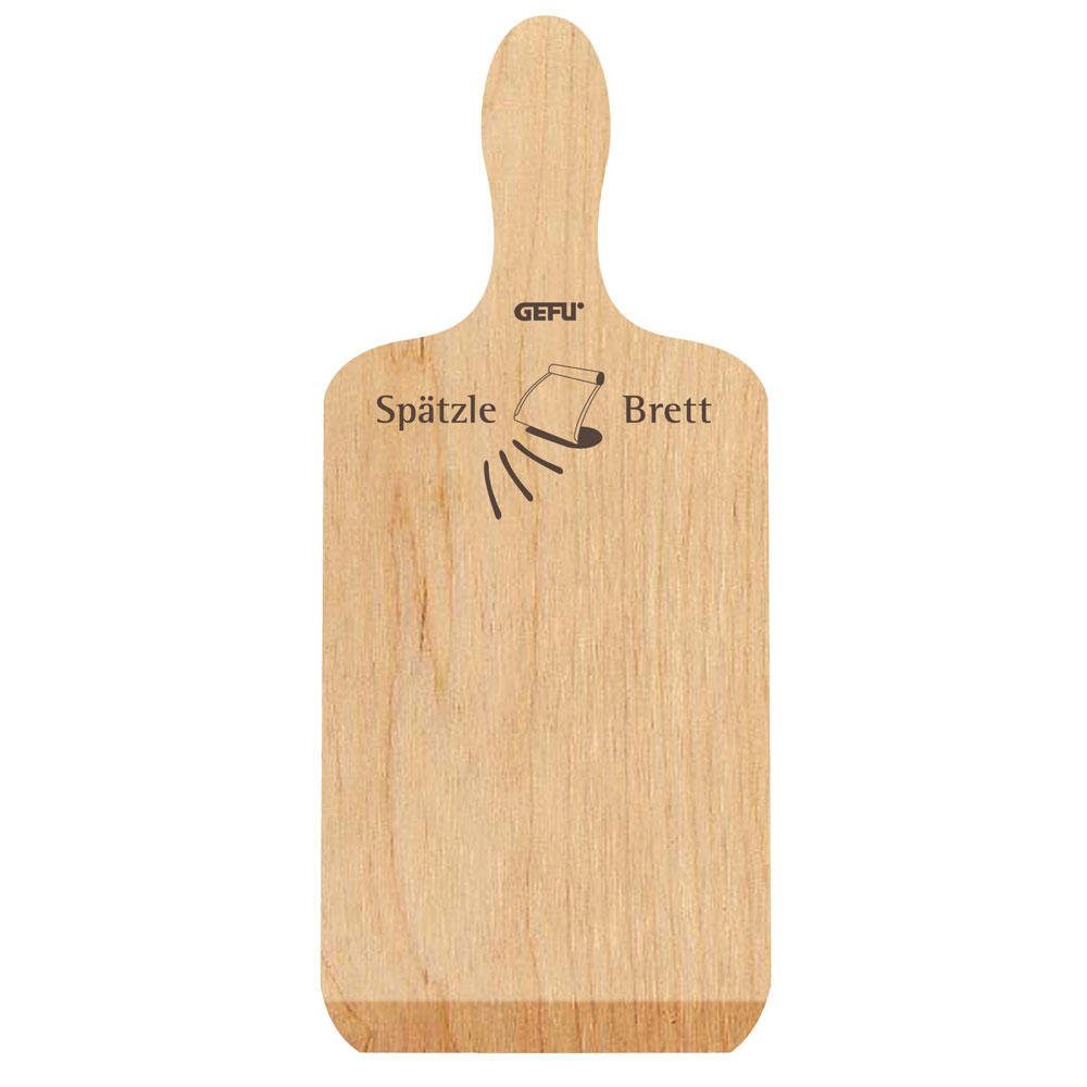 GEFU Schneidebrett Spätzlebrett Buche, Holz, für Spätzle