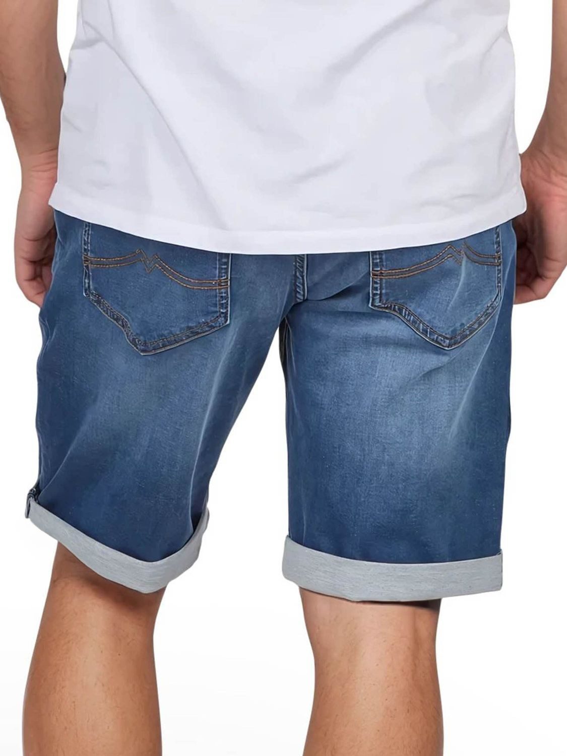 MUSTANG Jeansshorts Herren Shorts Chicago Real X Regular Fit Bermudashorts mit Stretch – Bild 2 von 4