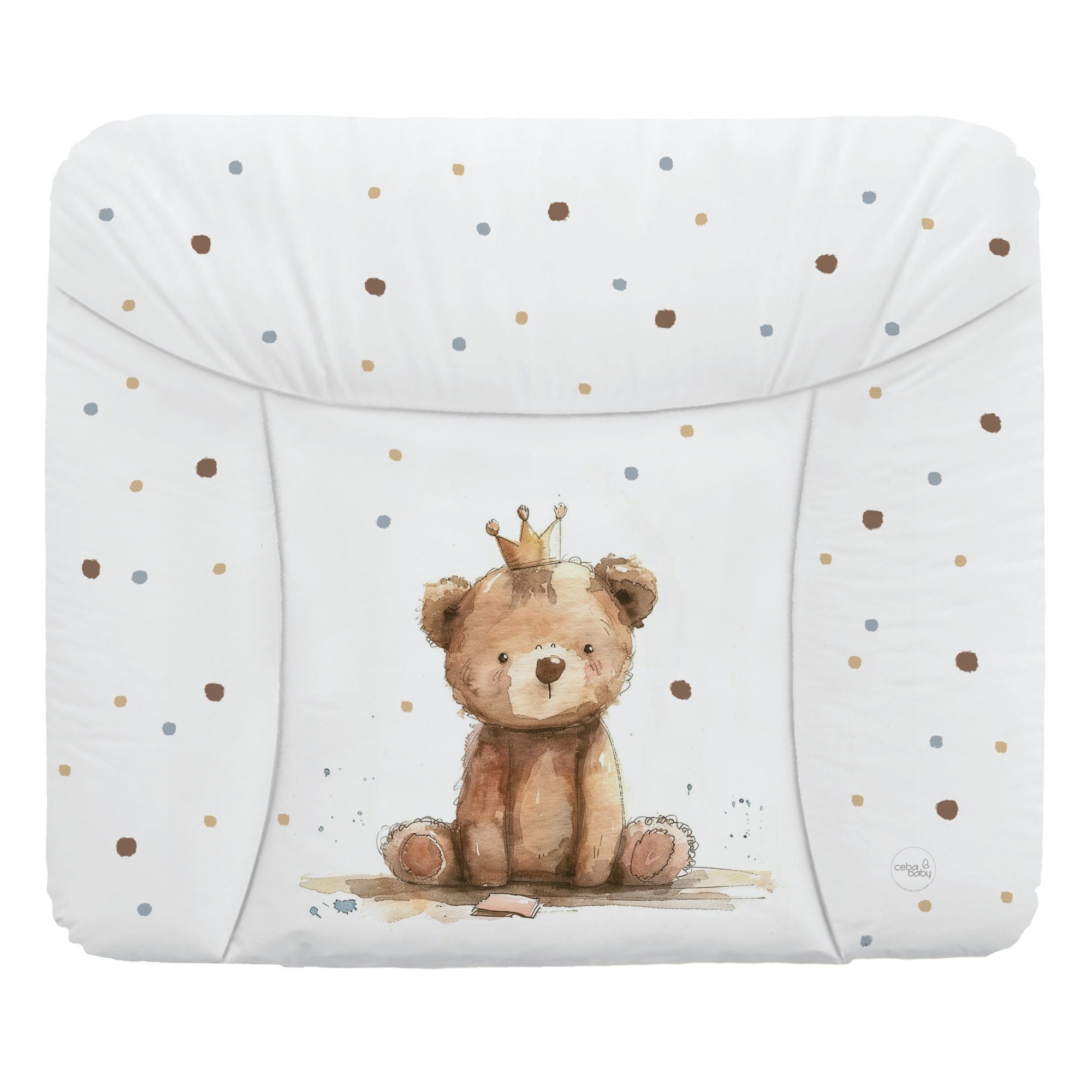 CEBA BABY Wickelauflage Weiche Wickeltischauflage 50 x 70 cm, 72 x 75 cm, 85 x 72 cm, Wickelauflage für Junge und Mädchen - Wasserdicht, abwaschbar