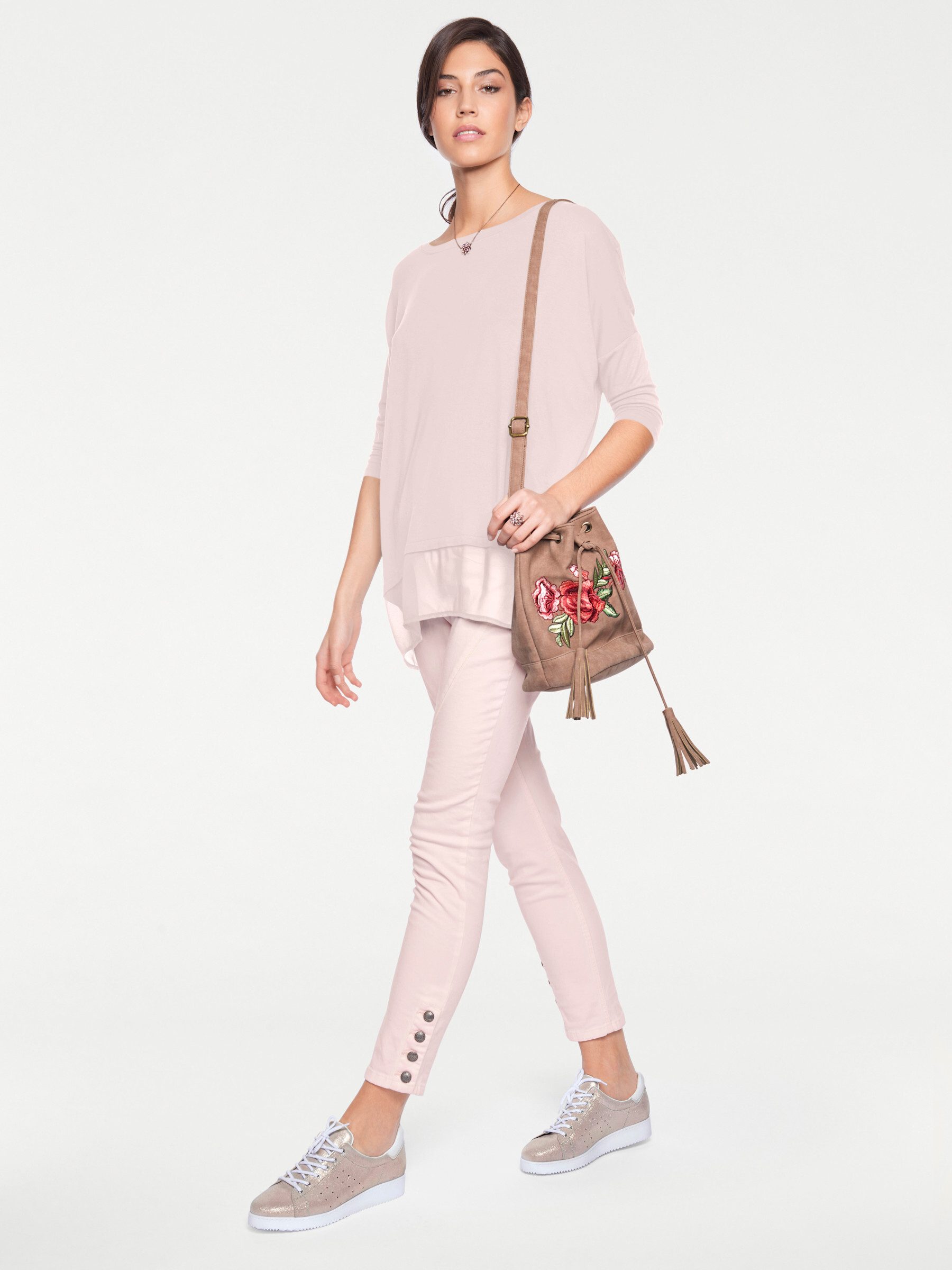 LINEA TESINI by heine Oversize-Shirt "Oversized Shirt" 1 Stk. tlg. günstig online kaufen