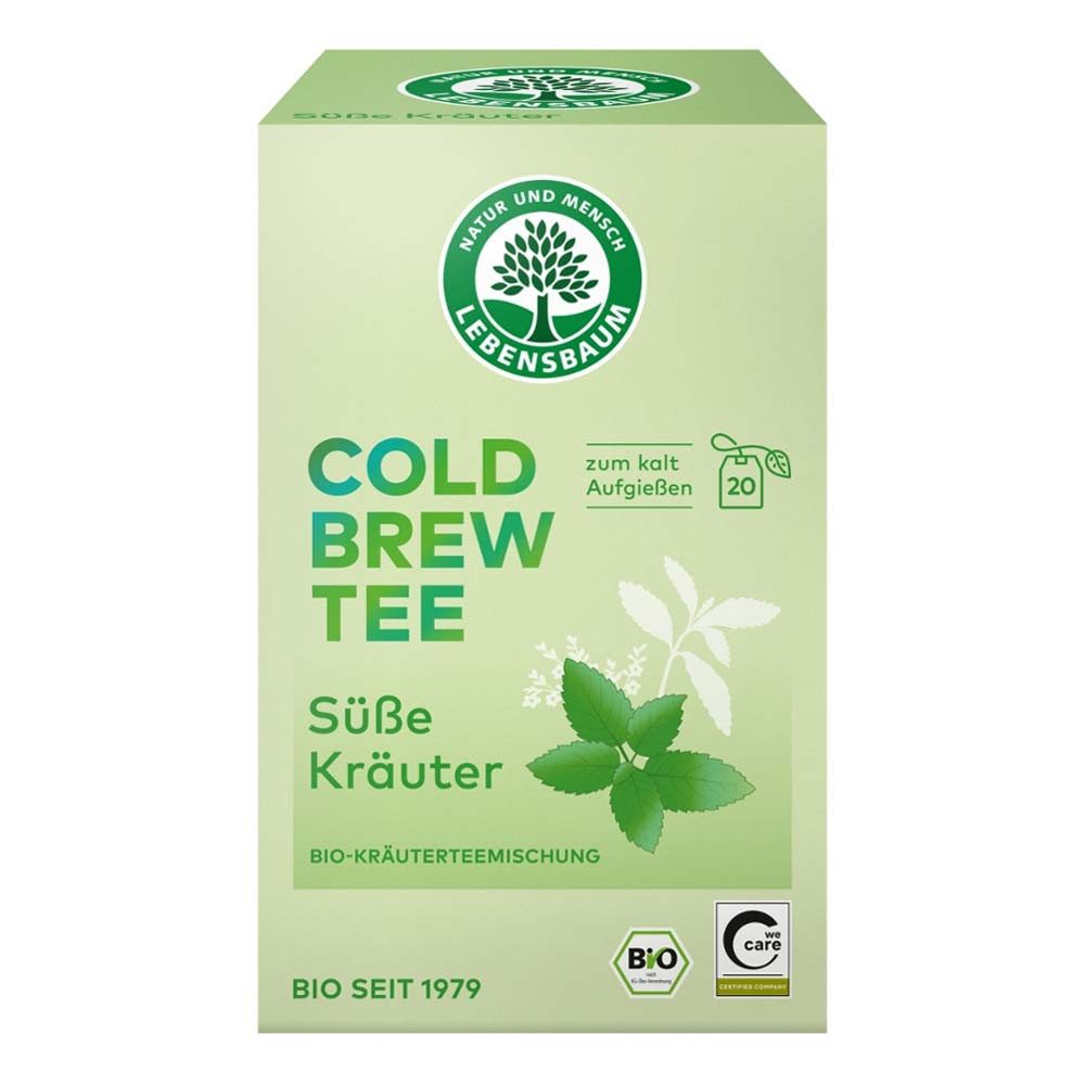 Lebensbaum Tee Cold Brew - Süße Kräuter Bio-Kräuterteemischung 20 Beutel 30g