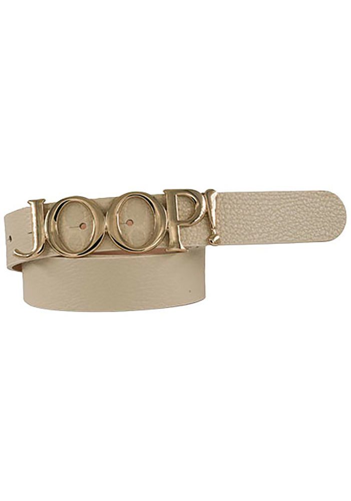 JOOP! Ledergürtel aus Rindnappaleder mit Logo-Pin-Schließe, Breite 2,5cm