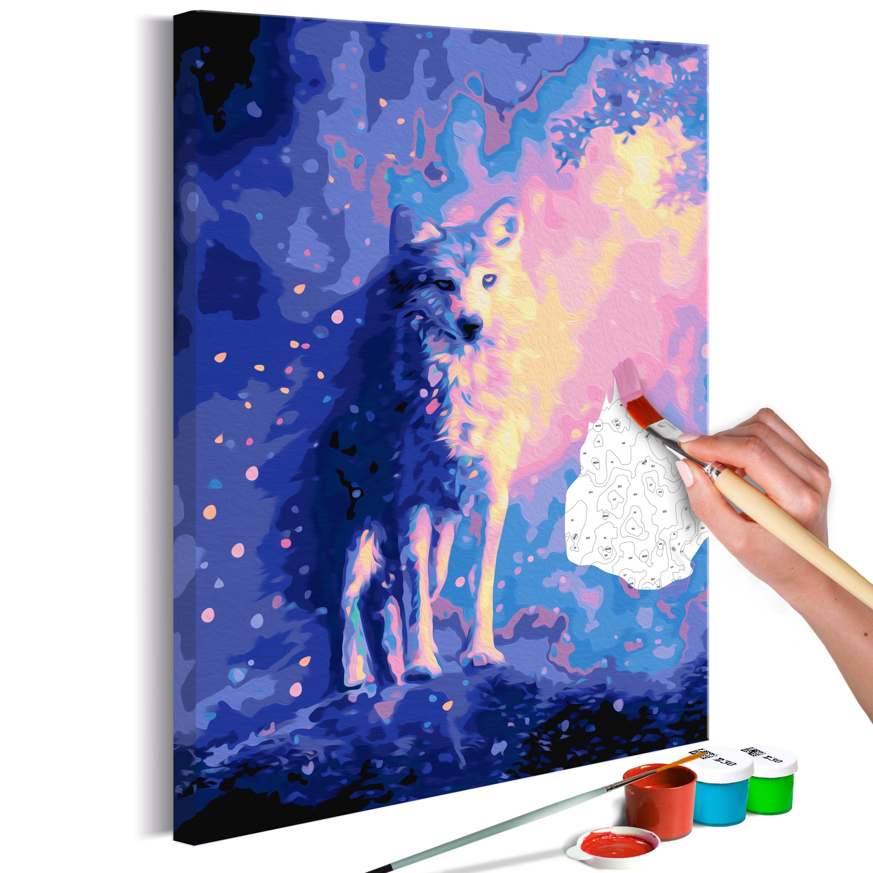 Artgeist Malen nach Zahlen Fantasy Wolf