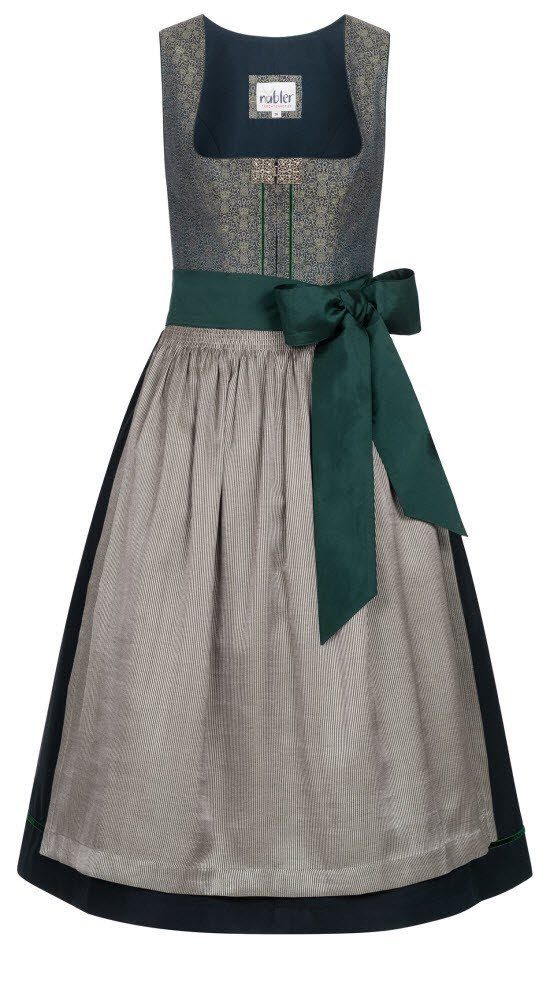 Nübler Dirndl Dirndl midi Lea in Grün von Nübler günstig online kaufen