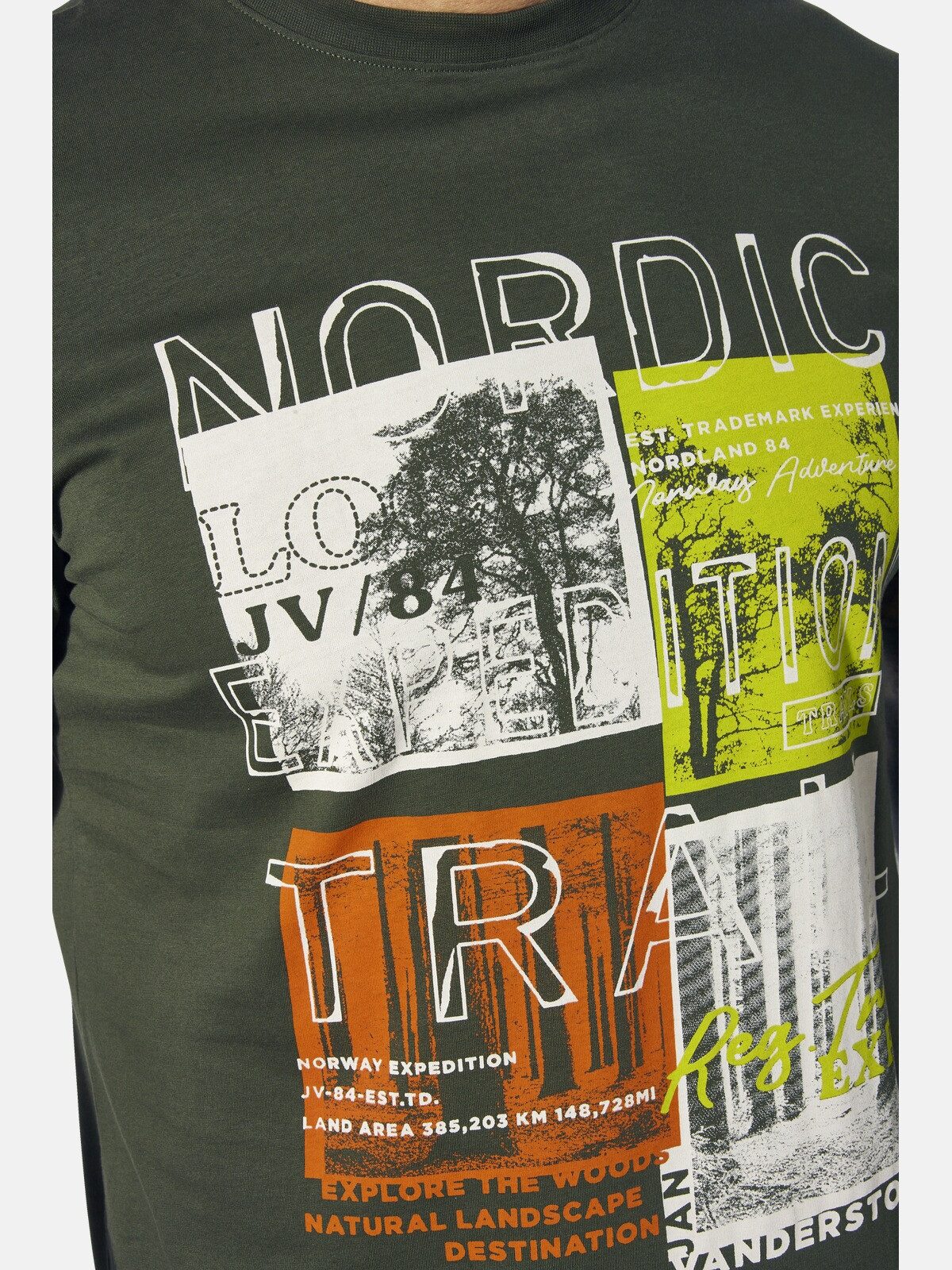 Jan Vanderstorm T-Shirt TANDRUP aus luftiger Baumwolle – Bild 5 von 5