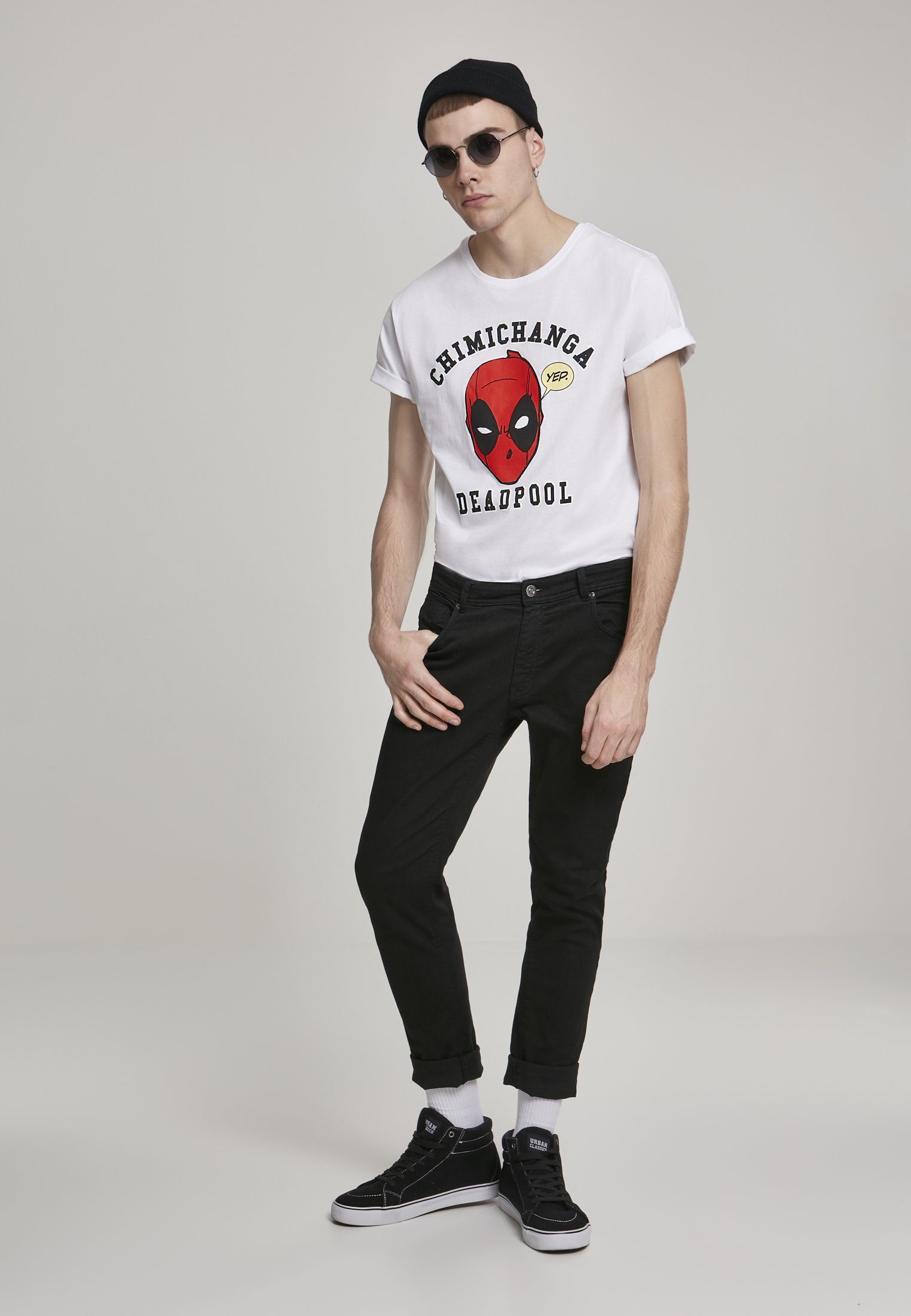 Merchcode T-Shirt Deadpool Herren Tee (1-tlg) Chimichanga