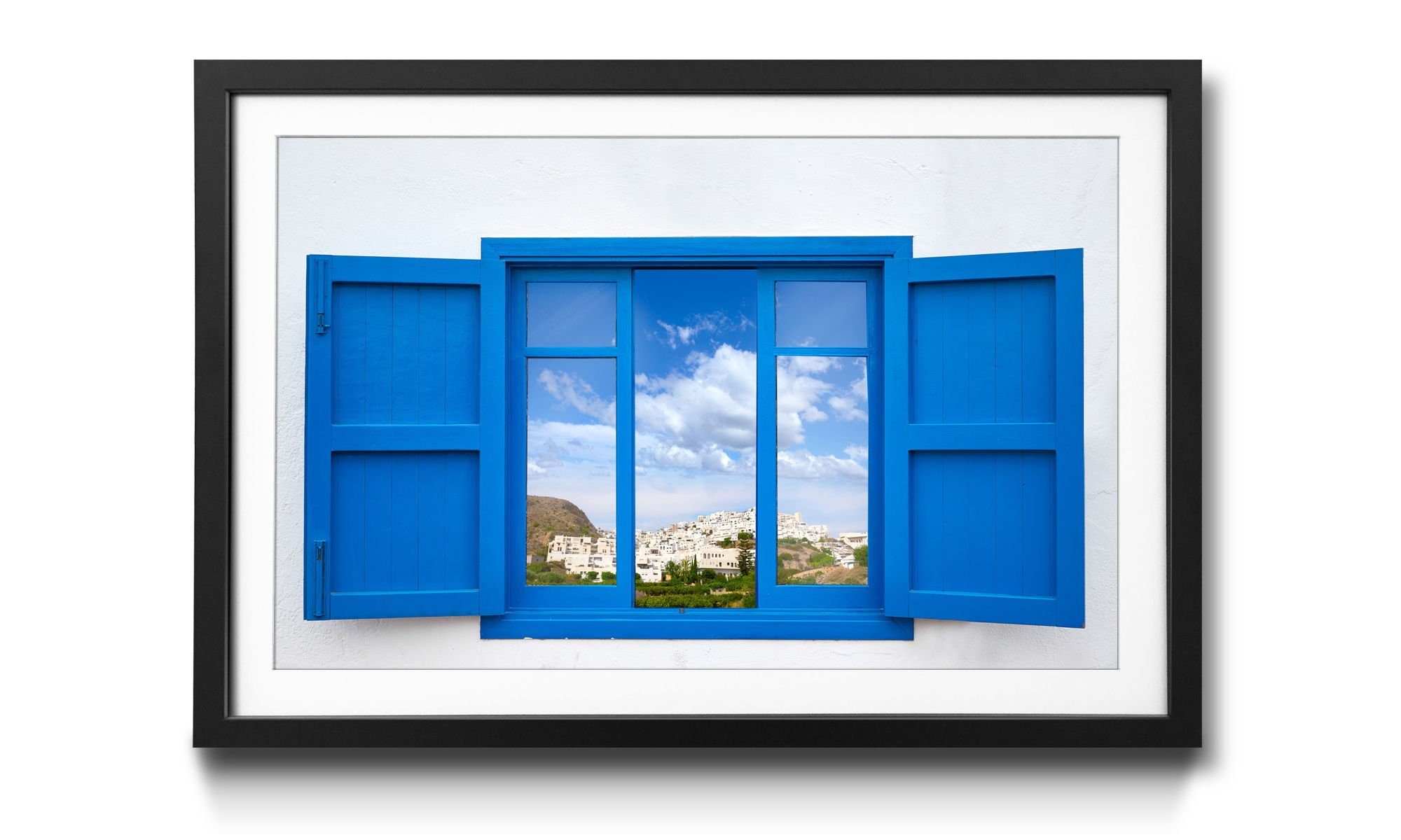 WandbilderXXL Bild mit Rahmen Almeria View, Landschaft, Wandbild, in 4 Größen erhältlich