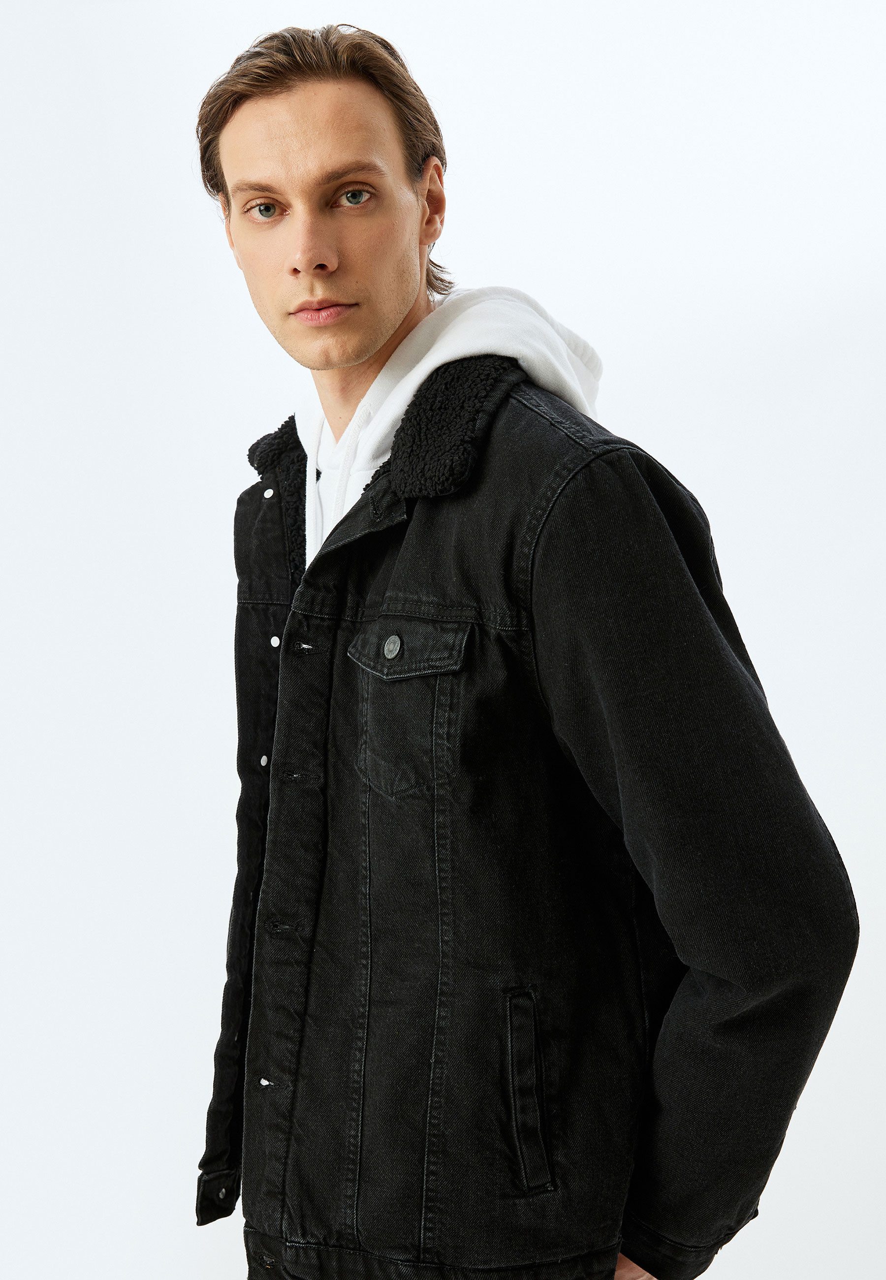 Koton Jackenblazer Regular Klassisch Jeansblazer