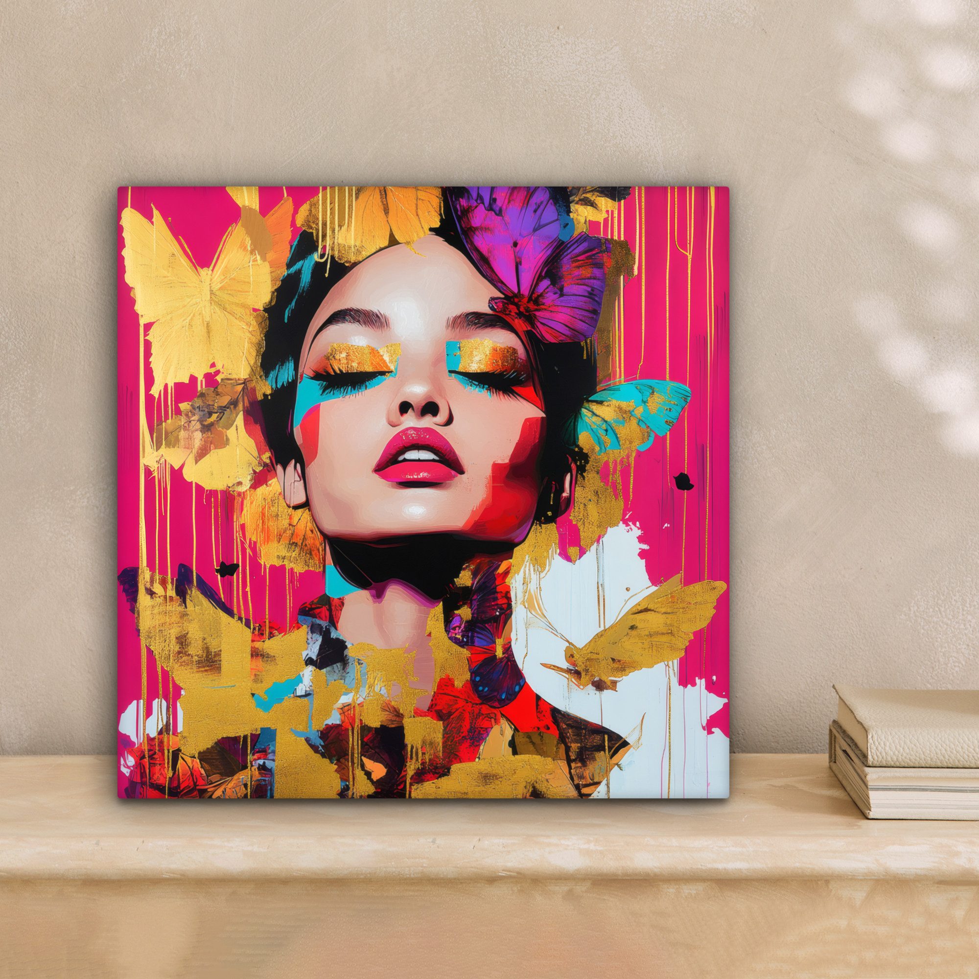 OneMillionCanvasses® Leinwandbild Frau - Abstrakt - günstig online kaufen