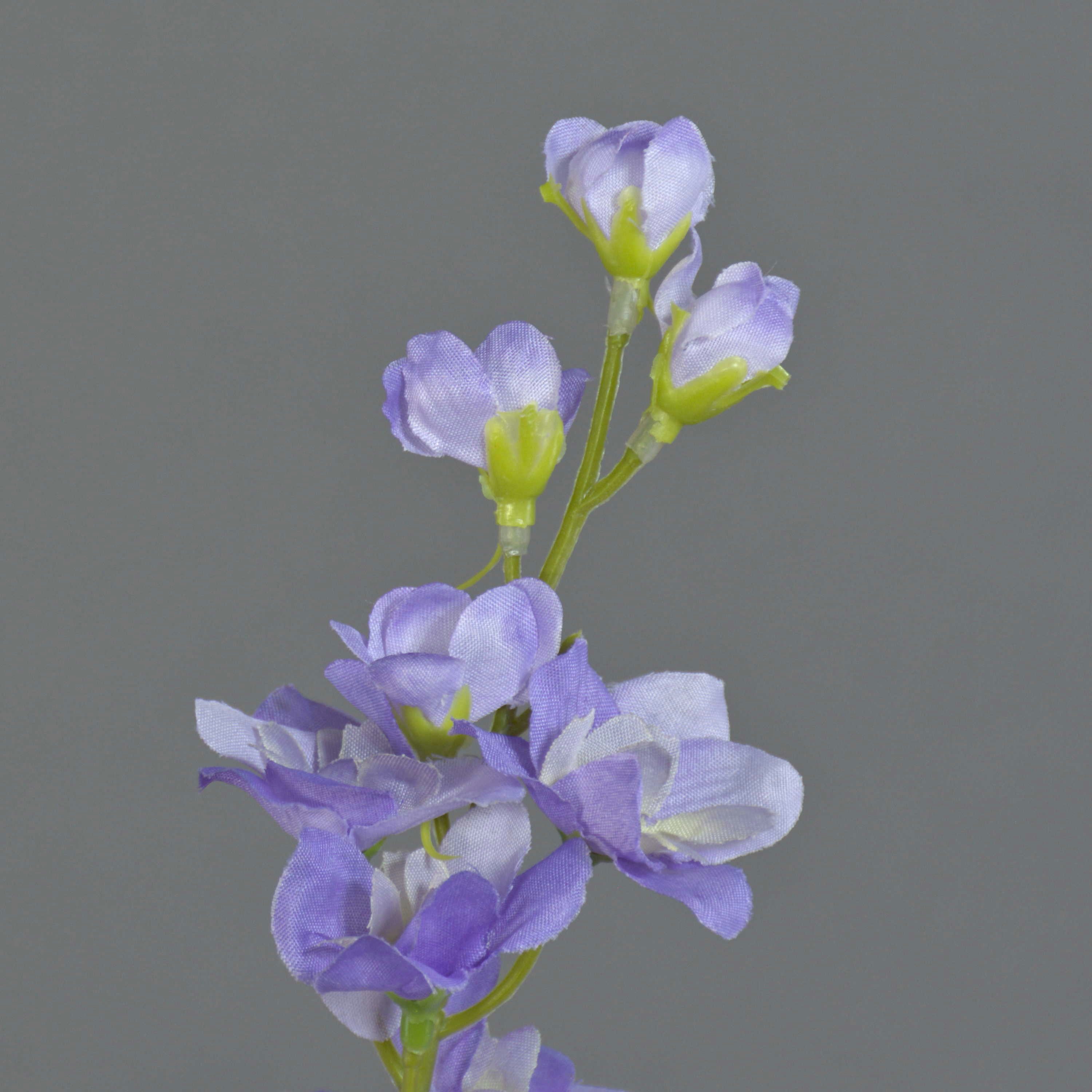 Kunstblume Künstliche Blume Rittersporn VALENRA, Flieder, 85cm Rittersporn, artplants, Höhe 80.0 cm