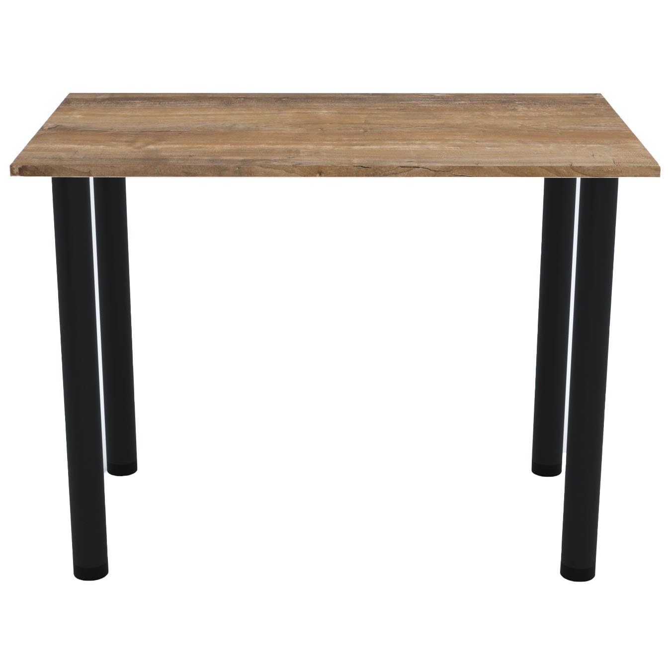schwarzen Esstisch, PVC Esszimmertisch AKKE Retro-Holz mit Küchentisch 2mm Bürotisch Beinen