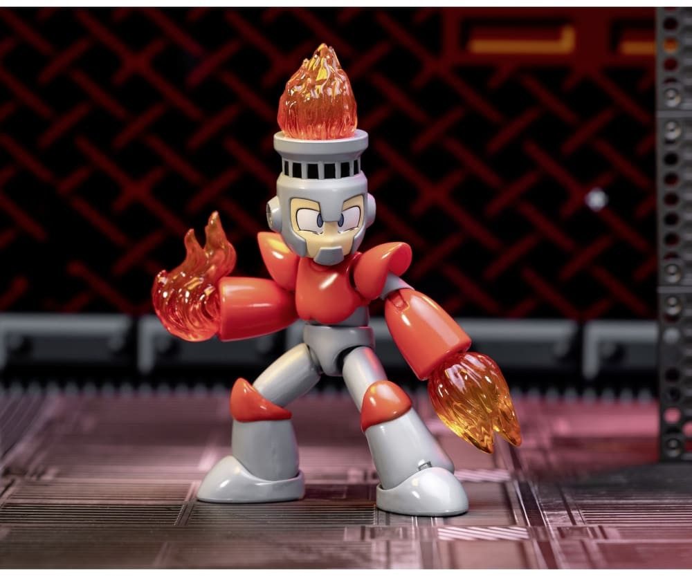 JADA Modellauto Jada Mega Man Fire Man 4,5" Figure