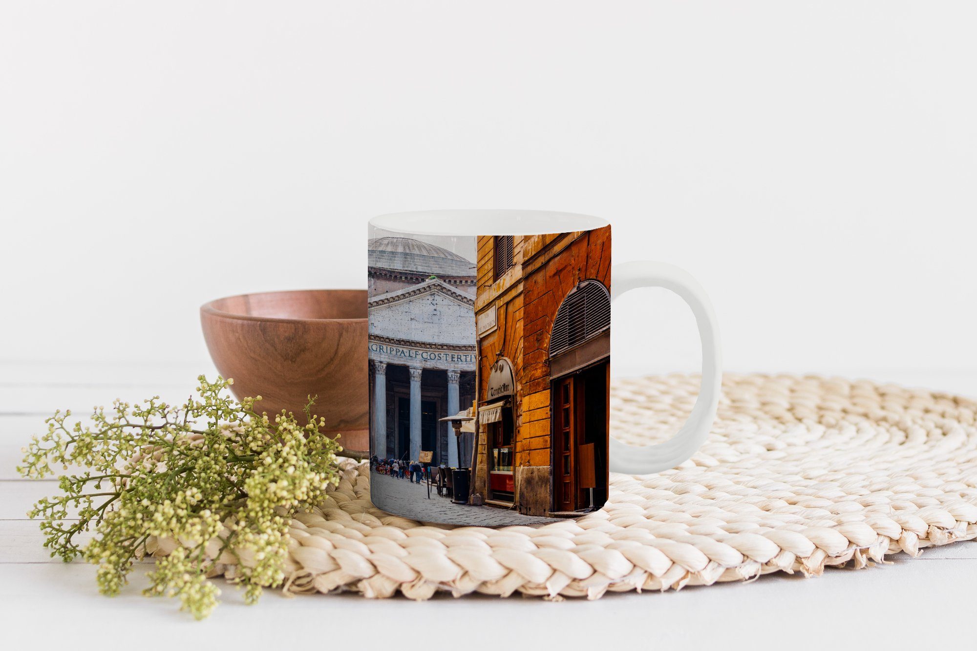 MuchoWow Tasse Italien - Kaffeetassen, Becher, Bauwerke, Teetasse, Teetasse, - Keramik, Geschenk Rom