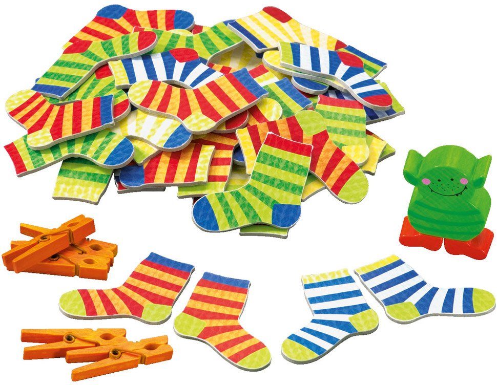 Haba Made Socken Holzspielzeug, Spiel, Germany zocken, in Zuordnungsspiel