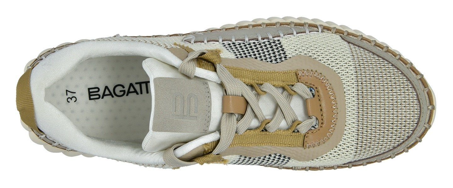 auffälligem in Look beige-multi Keilsneaker BAGATT