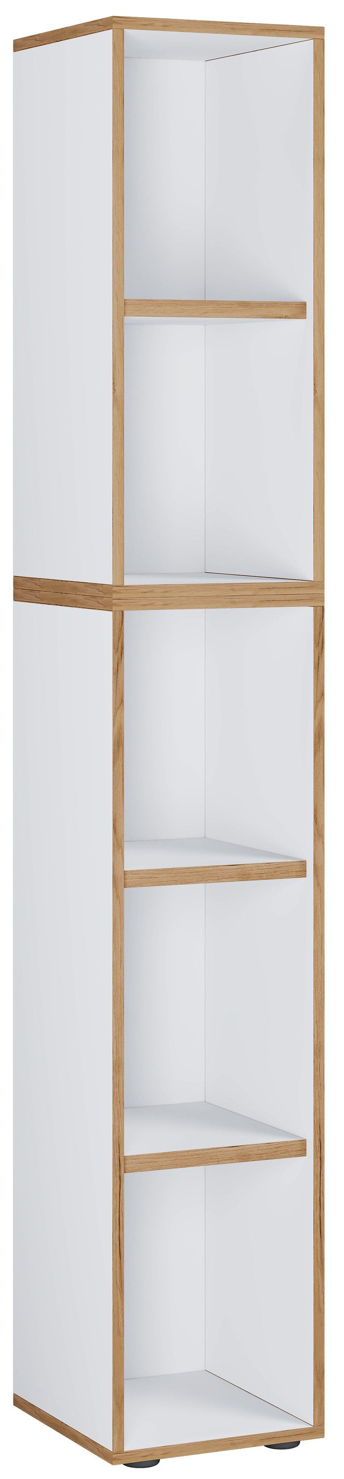 VCM Standregal Salia B. 30 x T. 33 x H. 183 cm, Offener Stauraum für Ordner, Akten und Bücher, 5 Fächer, Holzwerkstoff – Bild 2 von 5