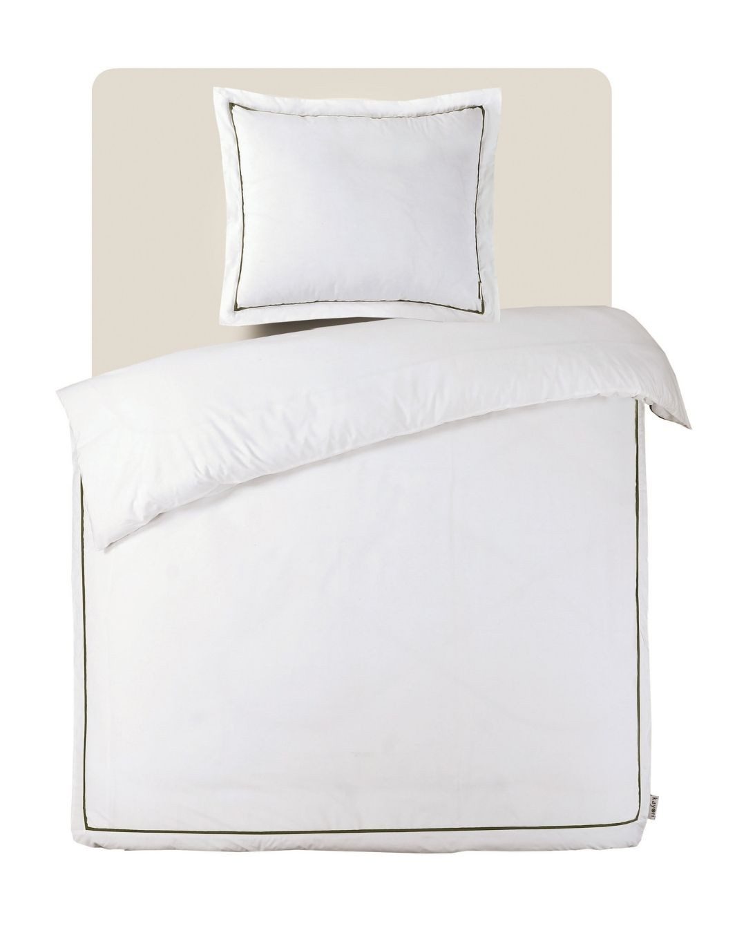 Kayori Bettwäsche Yoichi, Perkal (Bio-Baumwolle), 2 teilig, Hergestellt aus 100% reinem ägyptischen Baumwollperkal™.