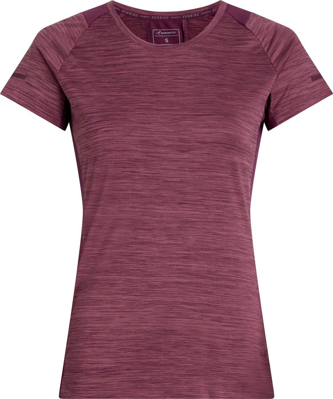 Energetics T-Shirt Da.-T-Shirt Evii SS W MELANGE/RED WINE/RED günstig online kaufen