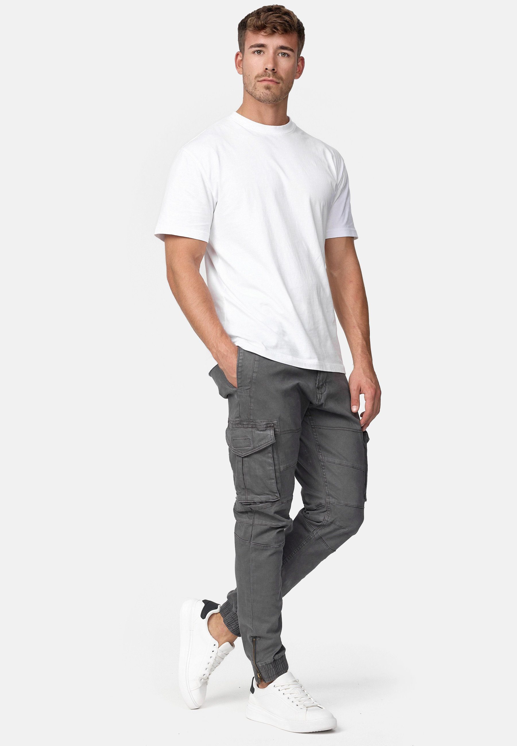 INDICODE Cargohose Herren Alex Cargo Hose Herrenhose mit 6 praktischen Taschen – Bild 5 von 5