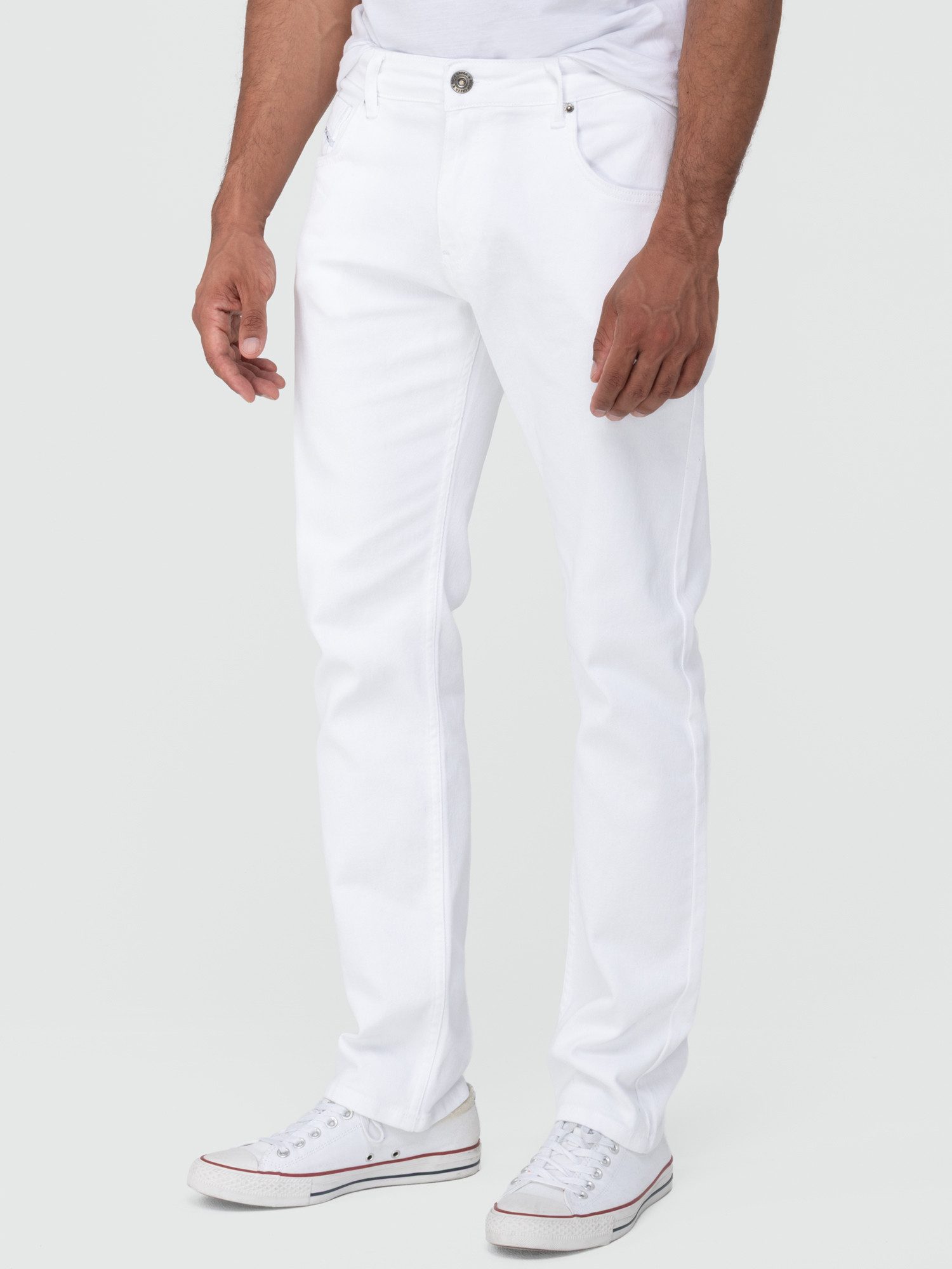 Rock Creek Straight-Jeans Rock Creek Herren Jeans RC-2442 Regular Fit Weiß günstig online kaufen