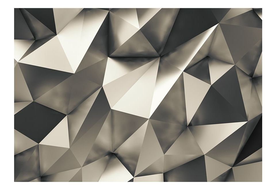 KUNSTLOFT Vliestapete Cosmic Silver halb-matt, Design Tapete lichtbeständige 1x0.7 m