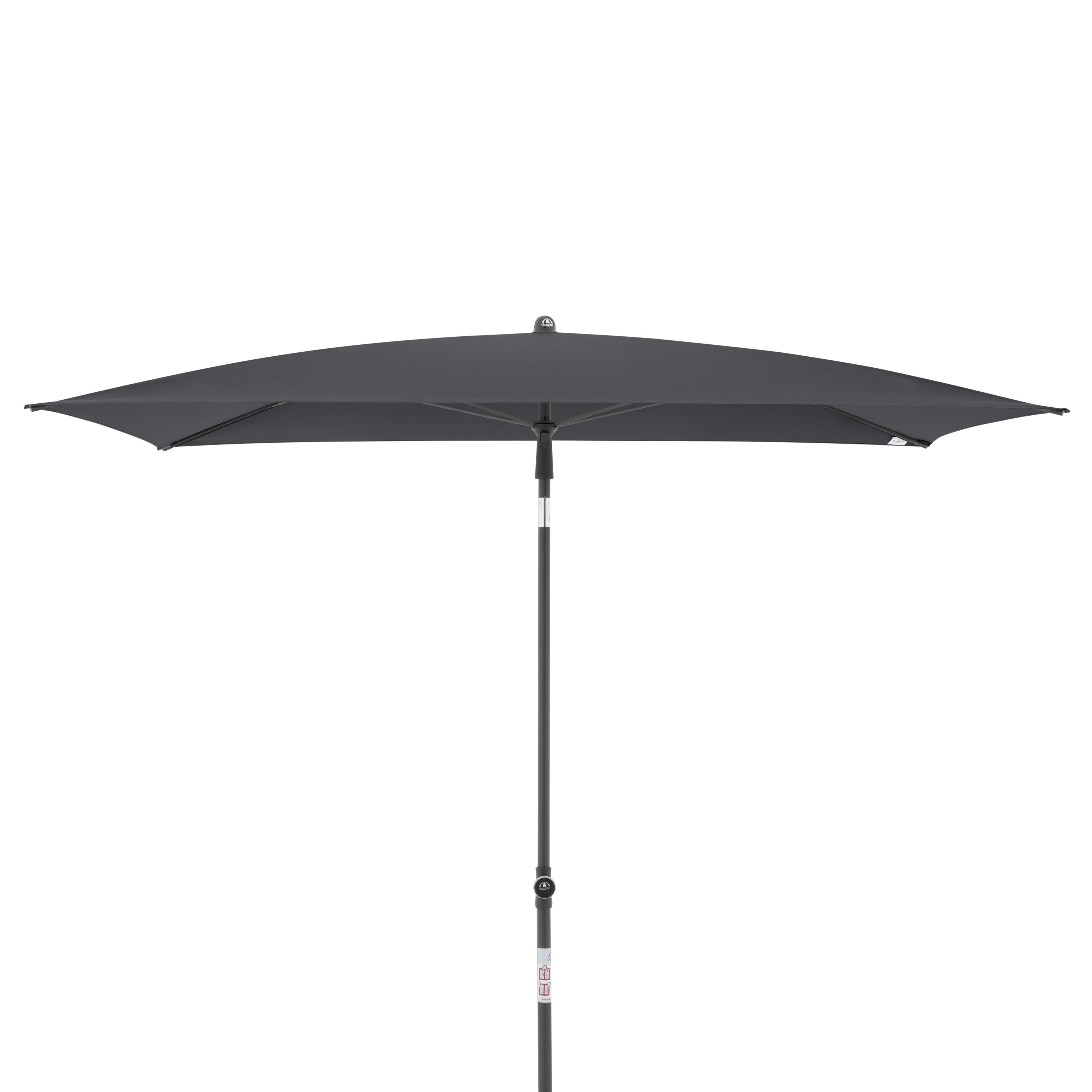 doppler® Sonnenschirm City, 200x125cm, für Balkon, höhenverstellbar