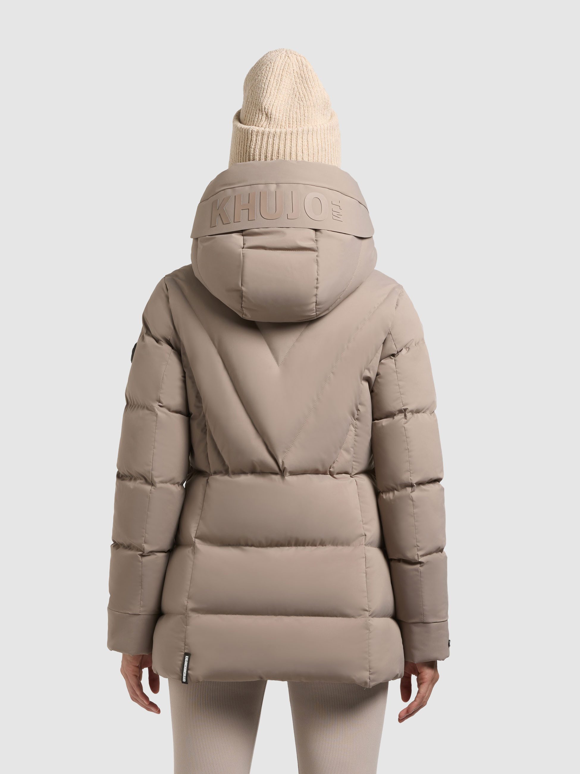 khujo Steppjacke RABB Applikationen aus Lederimitat