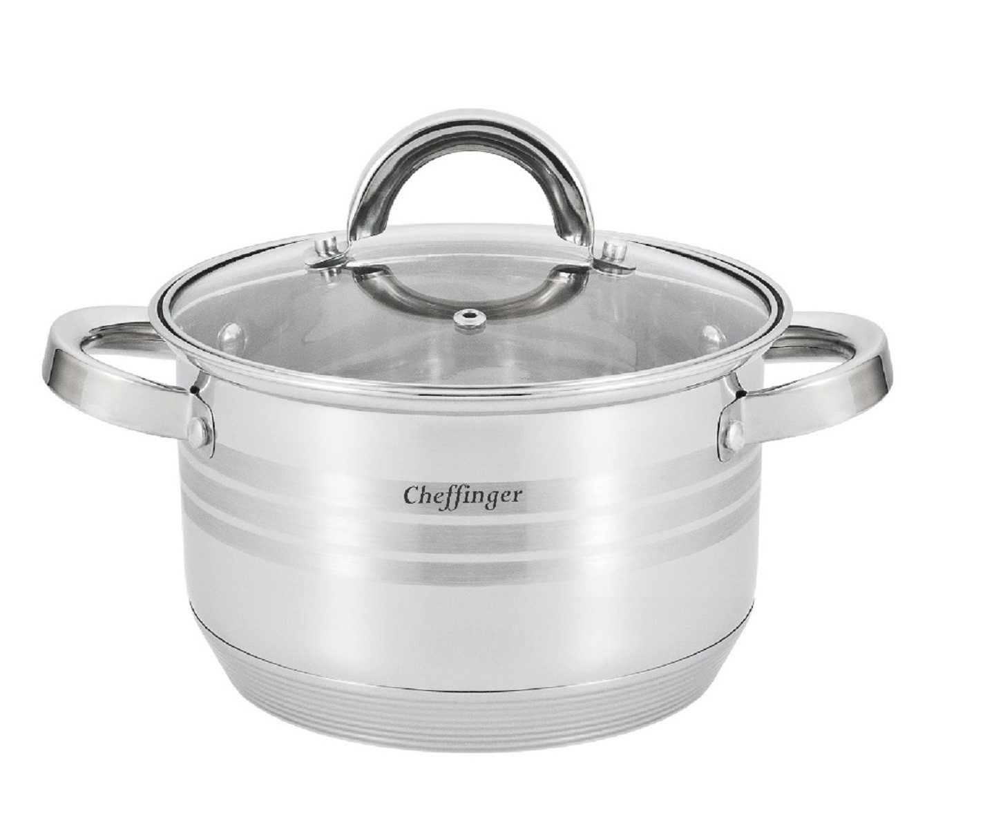 Cheffinger Topf-Set XXL 12-tlg Edelstahl Kochgeschirrset Induktion, (12-tlg)