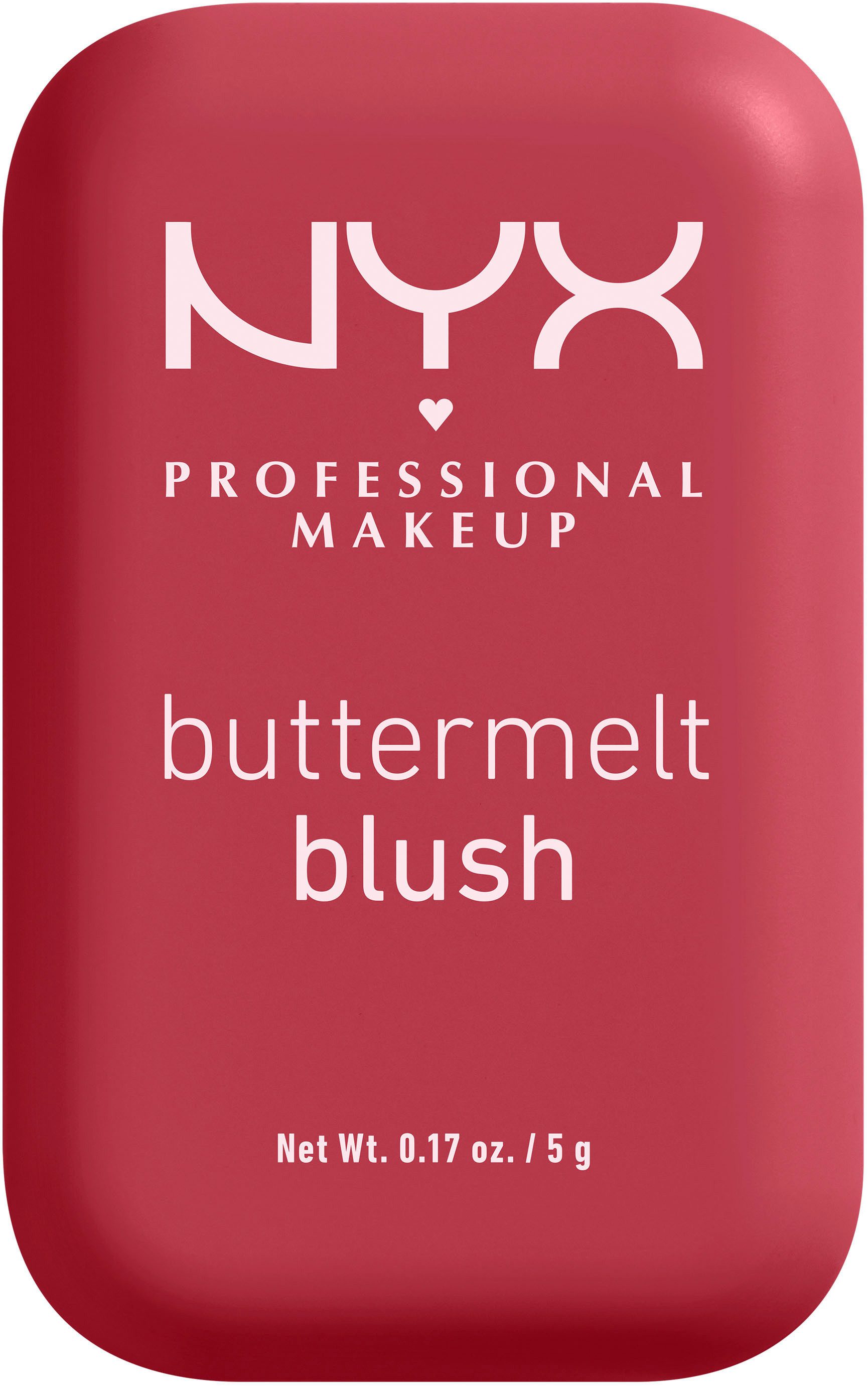 NYX Румяна Makeup Buttermelt Blush, Cremige, leichte Textur, variable Deckkraft, pflegende Formel.