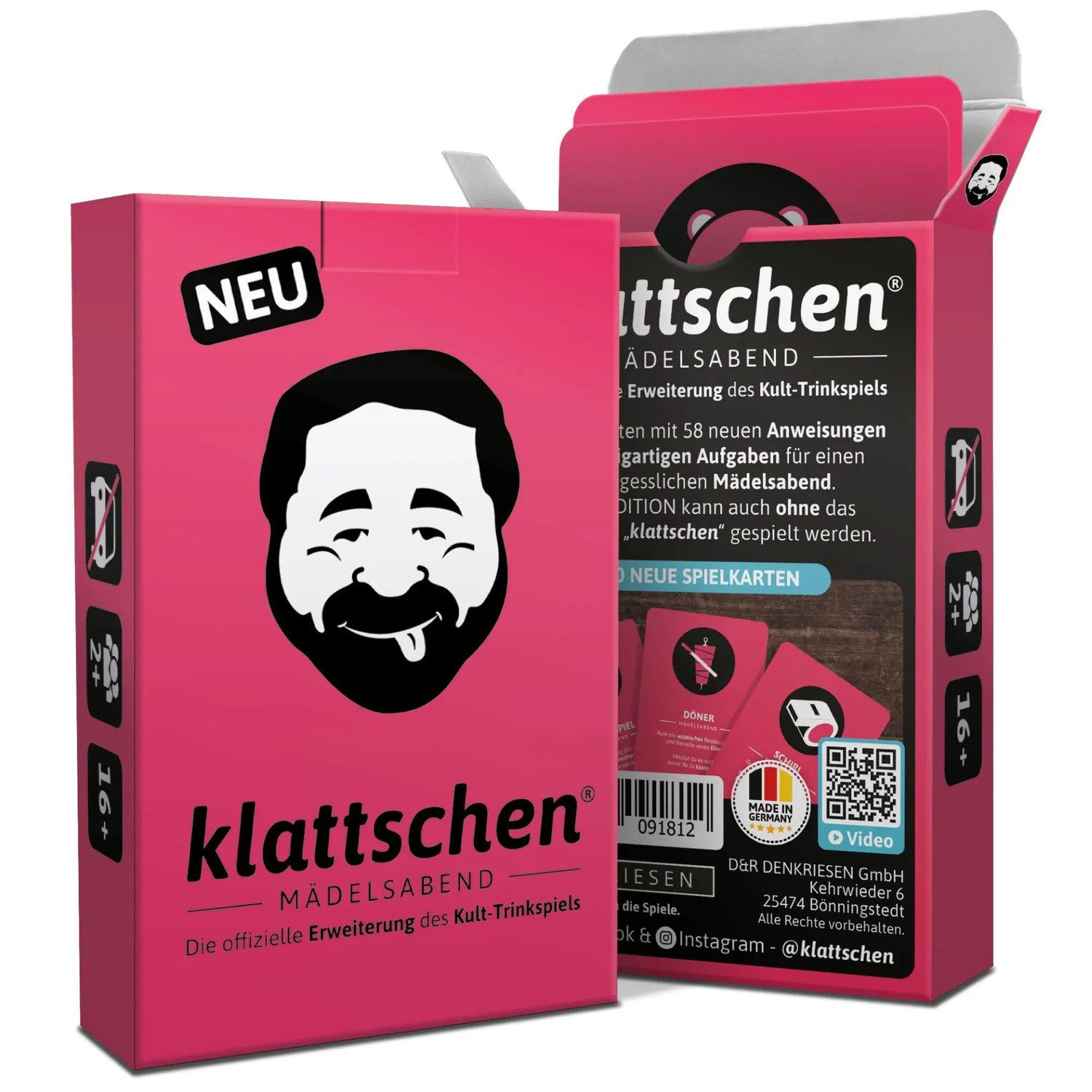 Spiel DENKRIESEN - klattschen® - Mädelsabend - "Das wahrscheinlich beste...