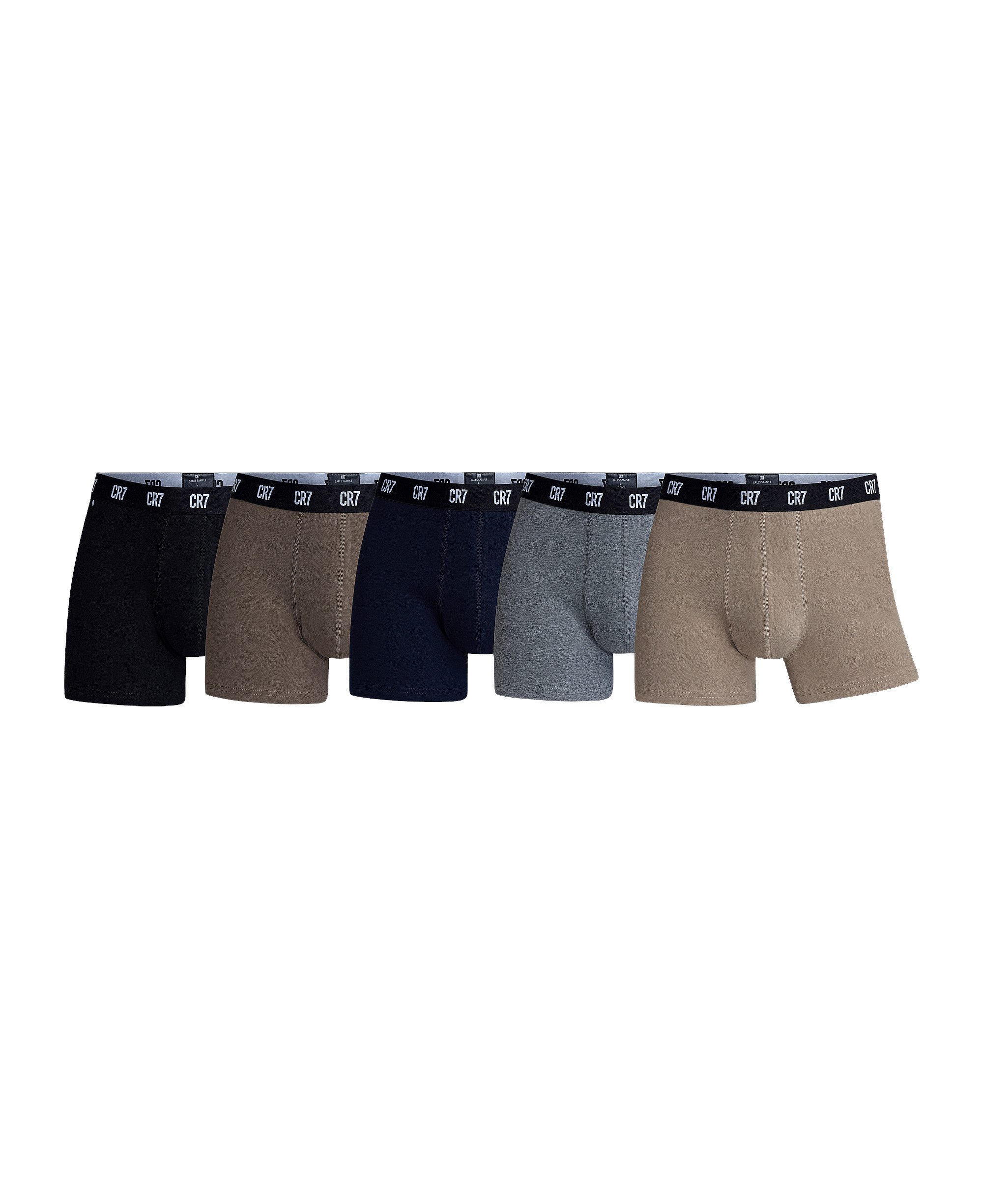 CR7 Boxershorts CR7 Basic Trunk 5er Pack Boxershort Mehrfarbig default günstig online kaufen