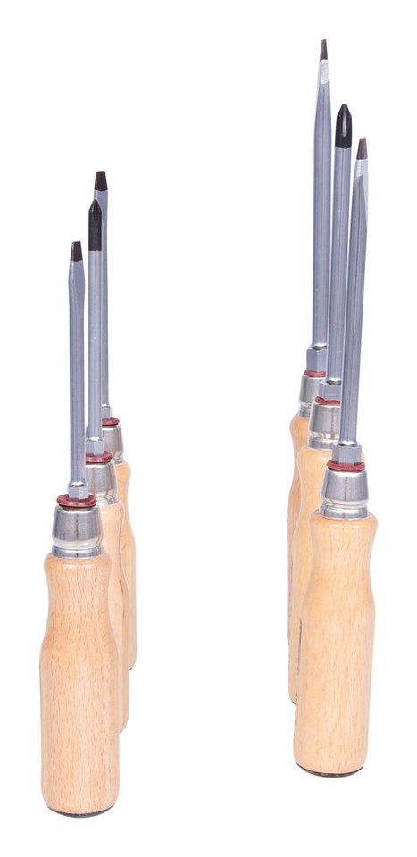 Thumbnail - KS Tools Schraubendreher ERGOTORQUE WOOD, (6 St), Satz, 6-teilig