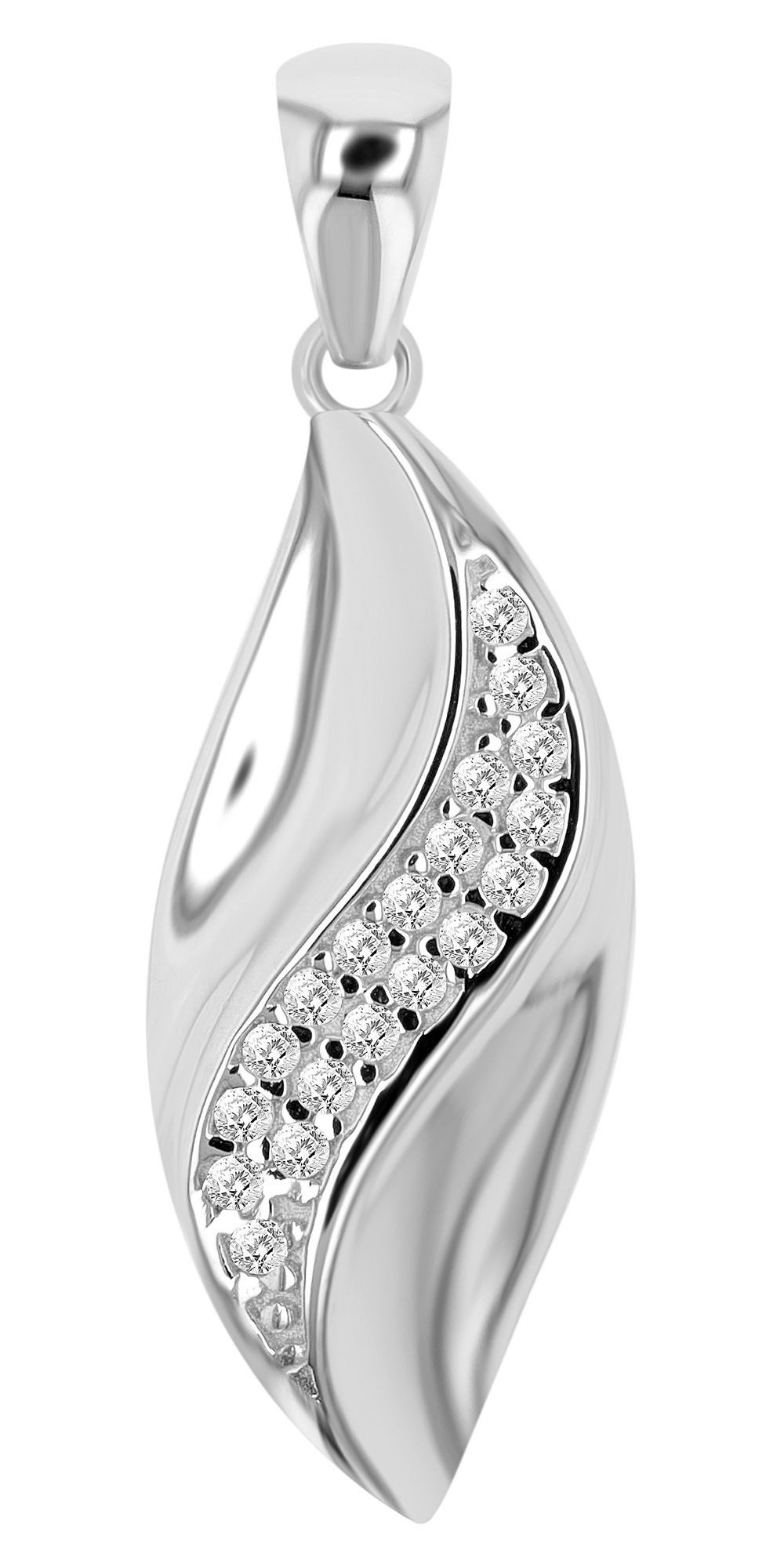 Kettenanhänger Anhänger aus 333 Gold mit Zirkonia