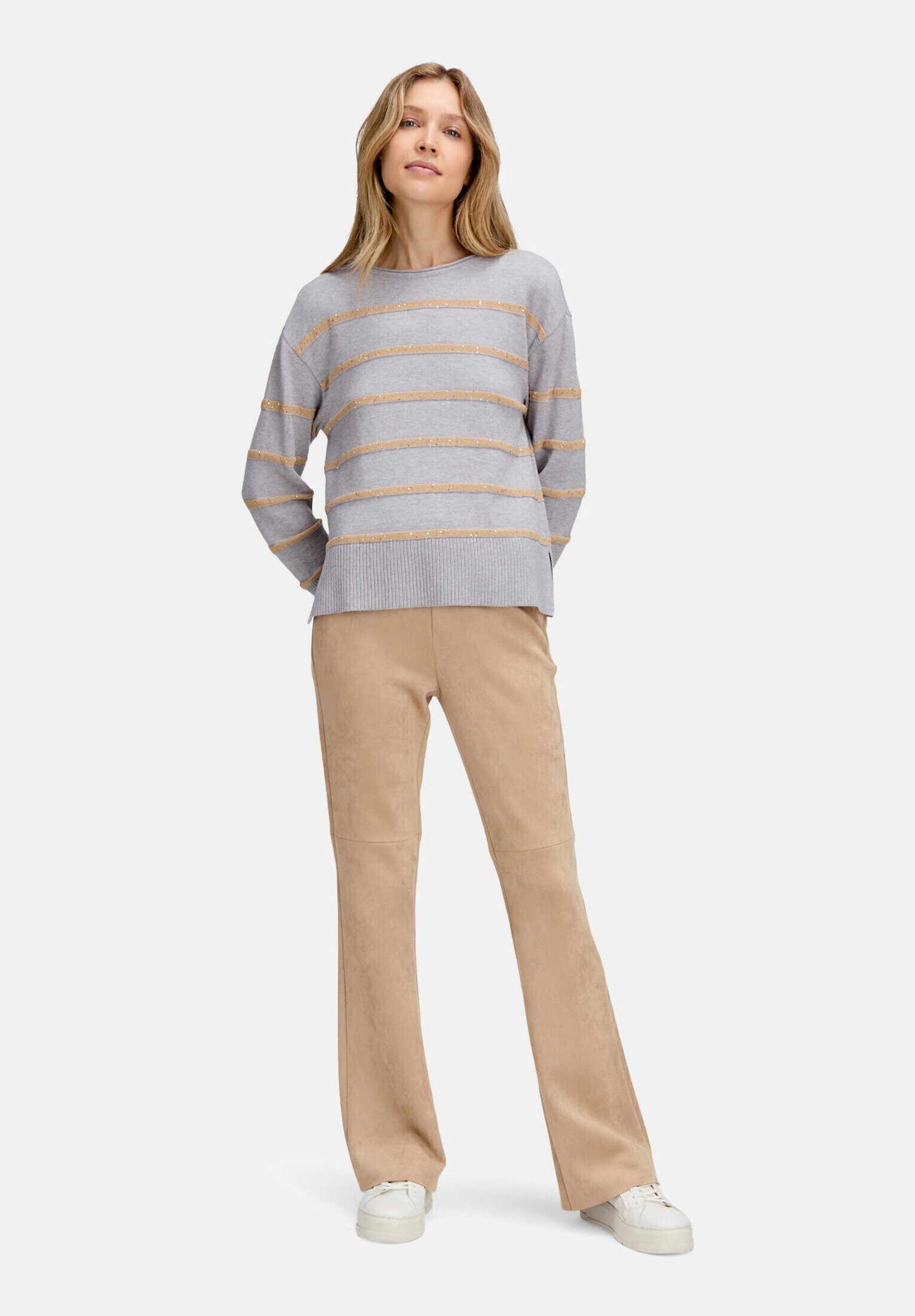 Betty Barclay Strickpullover Damen mit Pailletten (1-tlg)
