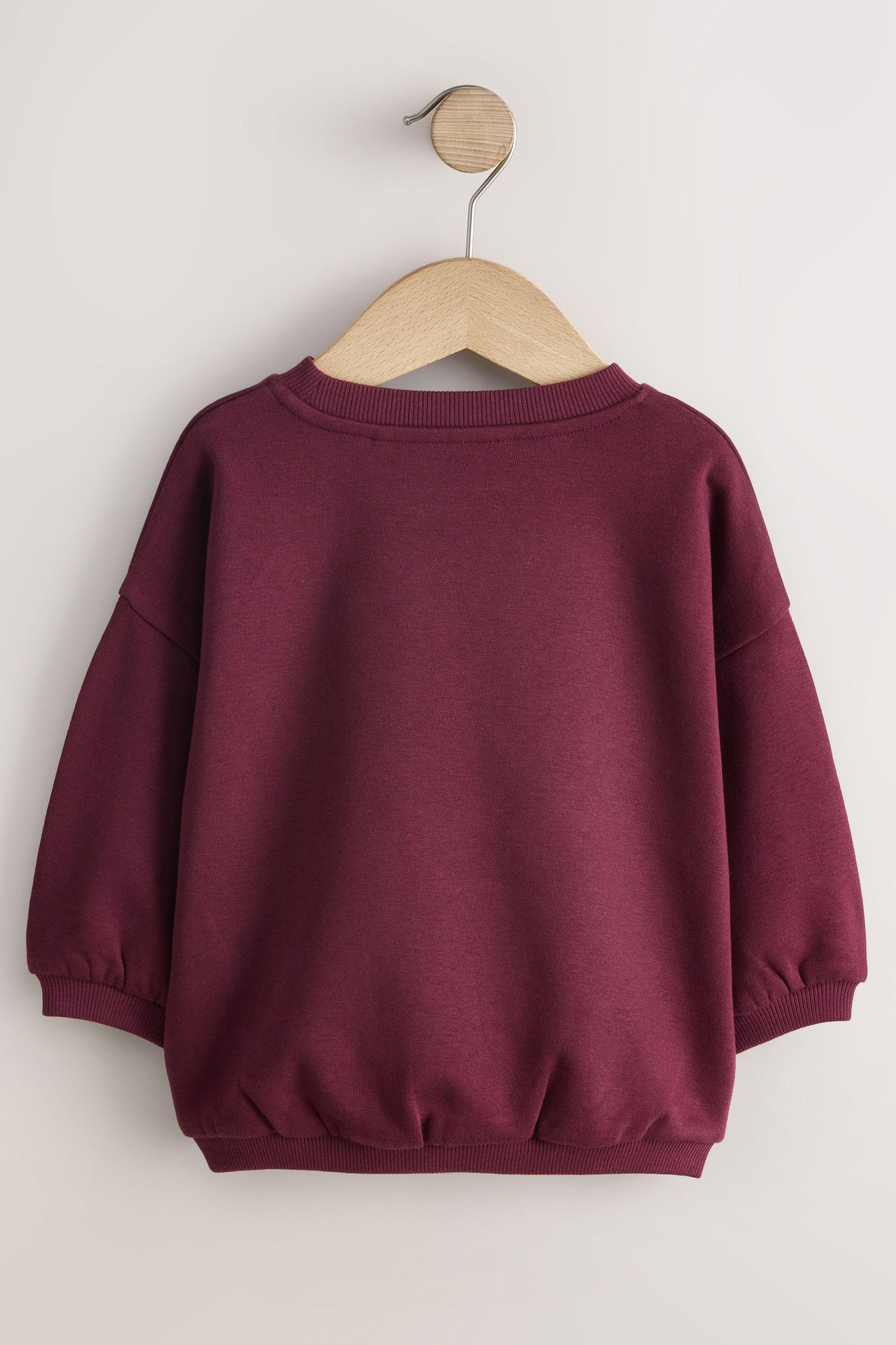 Next Sweater Sweatshirt mit Aufdruck (1-tlg)