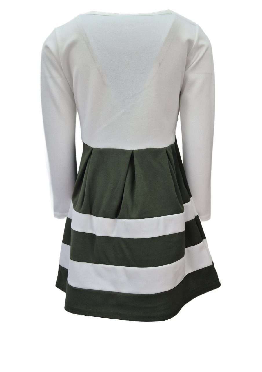 Girls Fashion A-Linien-Kleid Elegantes Mädchenkleid mit Bolero K241