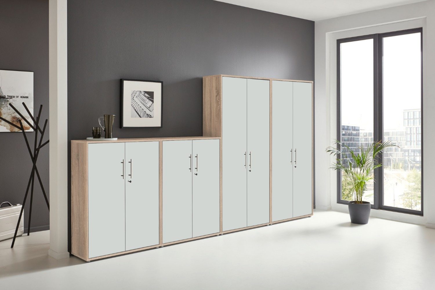 moebel-dich-auf Aktenschrank OFFICE EDITION (Set 54, 2x Aktenschrank niedri günstig online kaufen