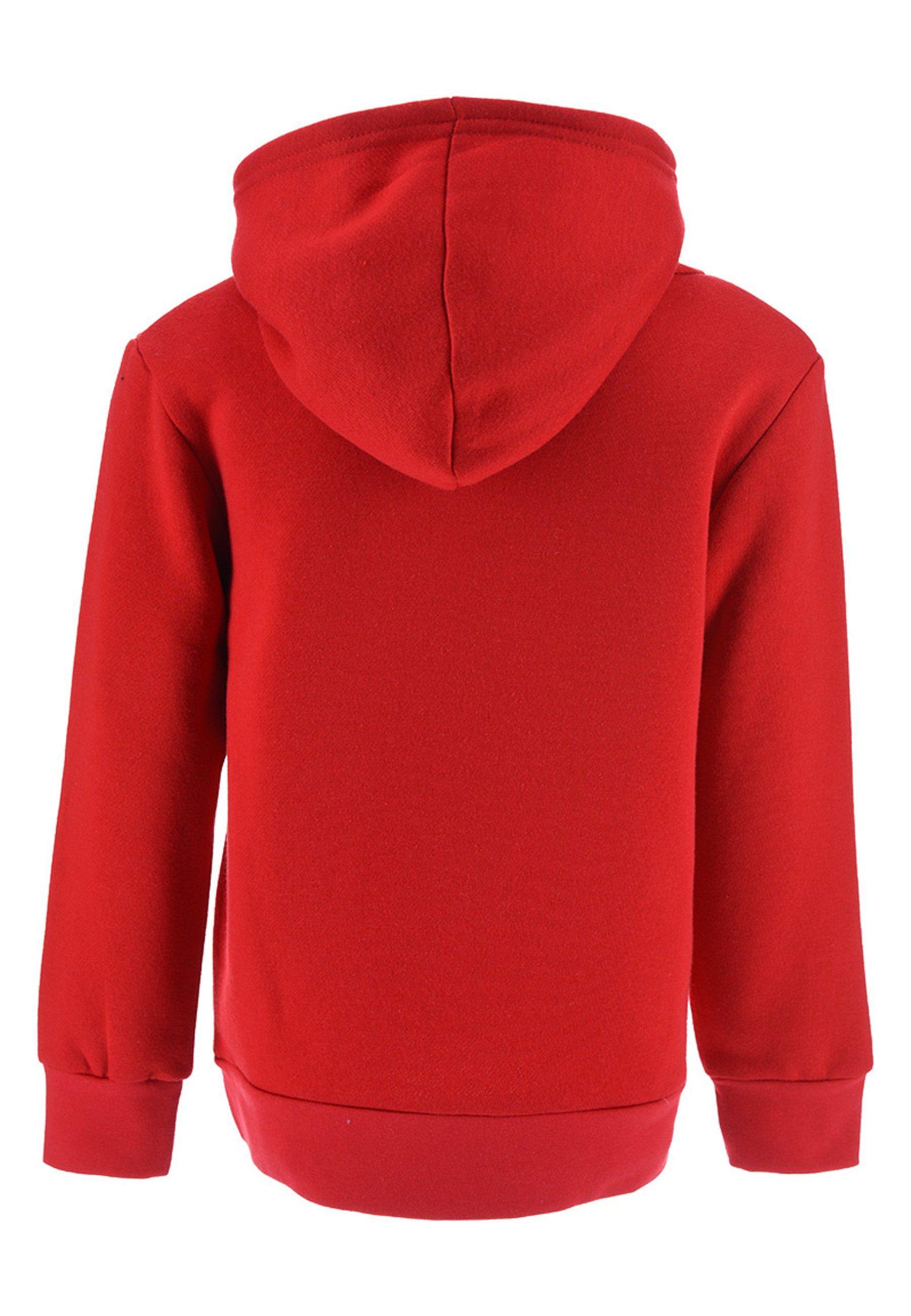 Kapuzensweatshirt Jungen Pulli Kapuzenpullover Rot Spiderman Hoodie Kinder