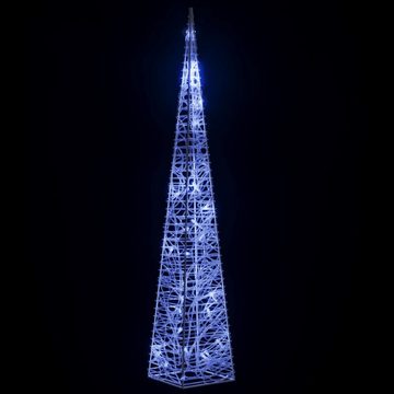 vidaXL Christbaumschmuck LED-Leuchtkegel Acryl Deko 60 cm Blau (1-tlg)