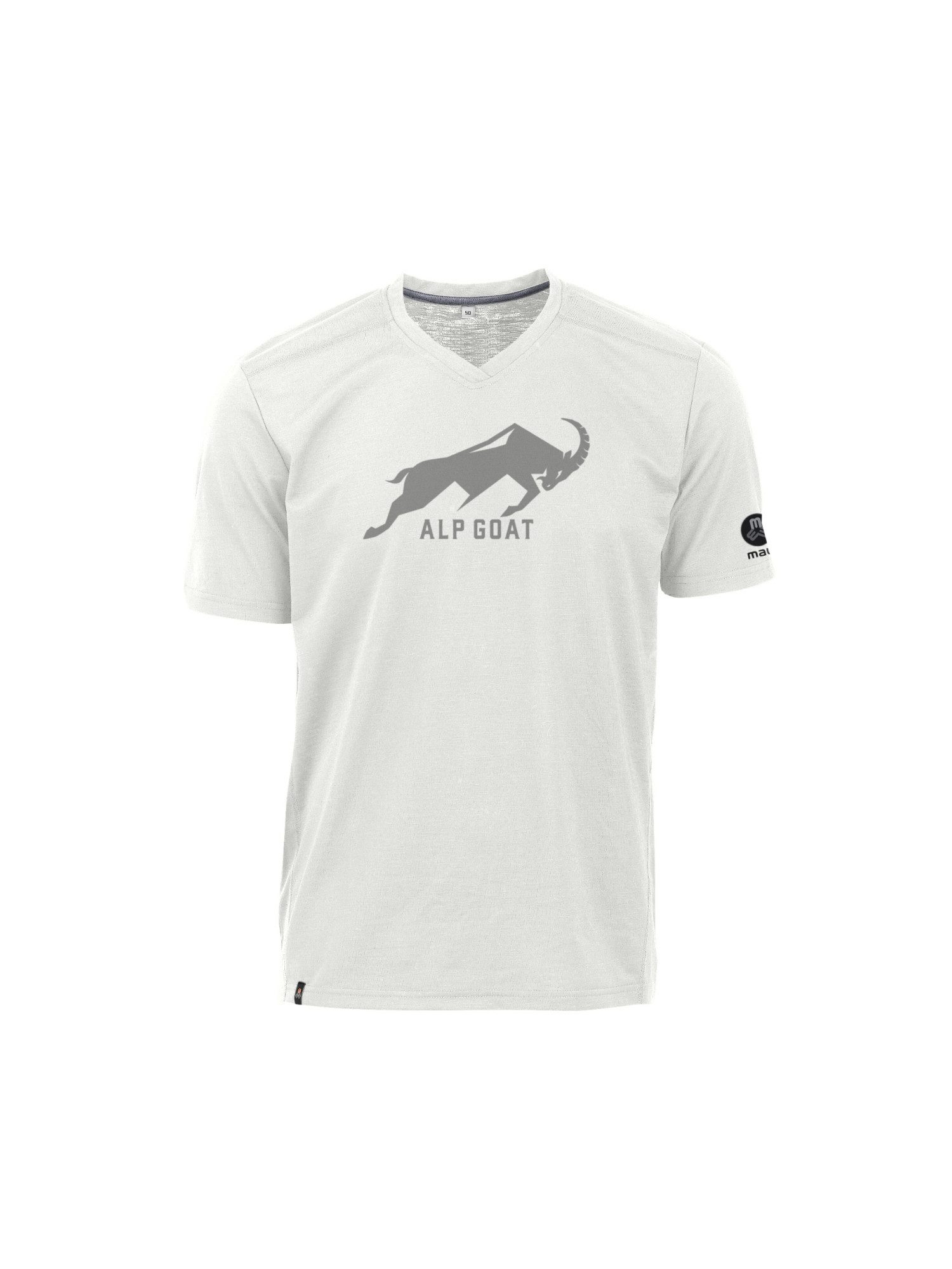 Maul Kurzarmhemd Spike fresh - T-Shirt mit Prin WHITE